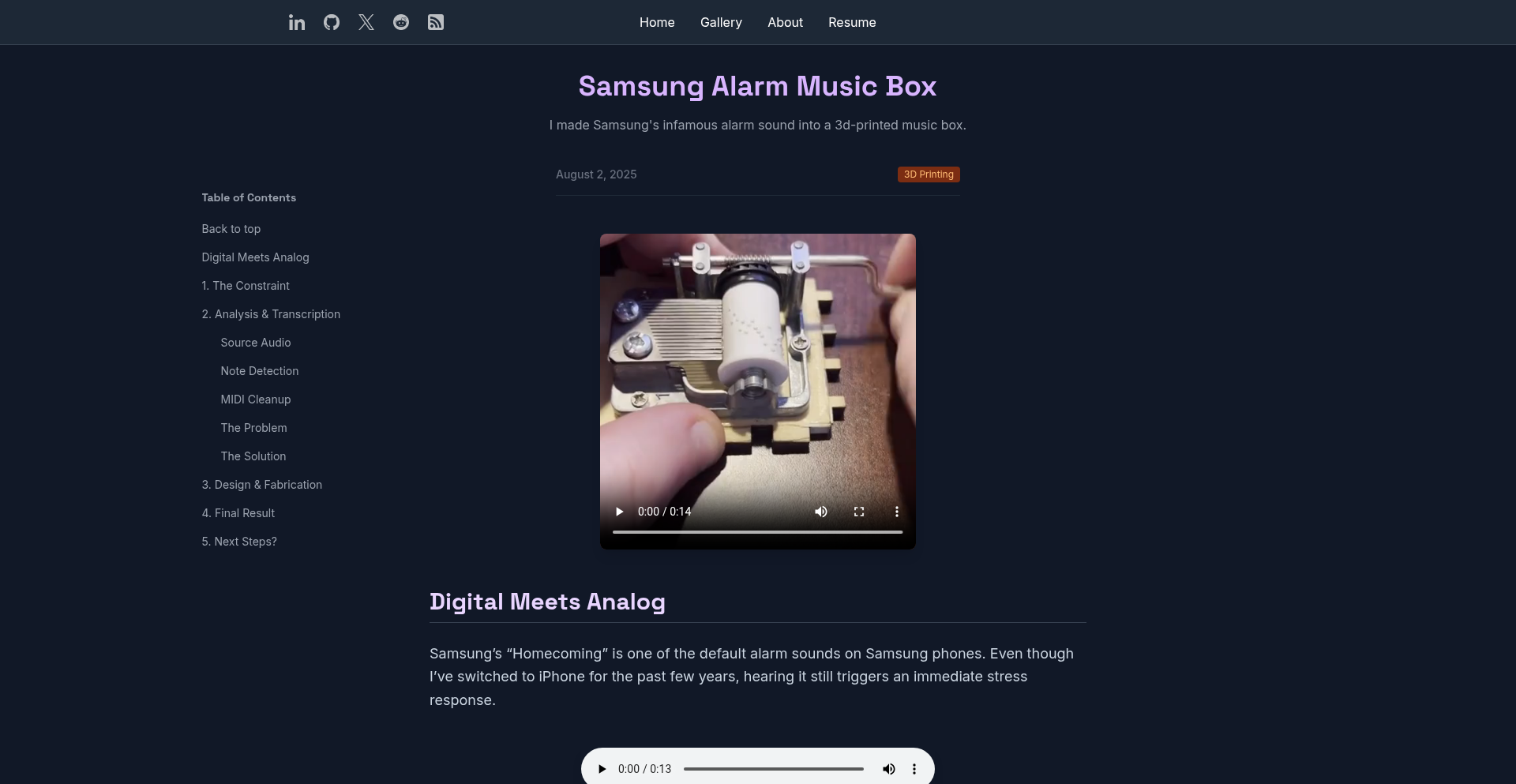 Samsungアラーム音楽ボックス化プロジェクト
