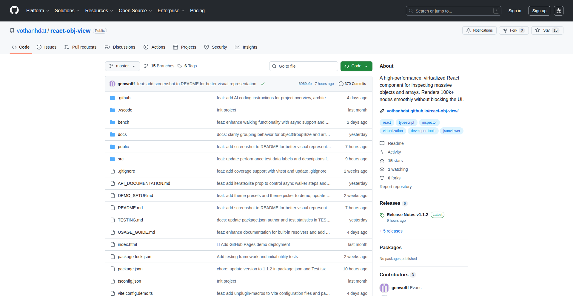 React-ObjView: 大数据虚拟化对象检视器