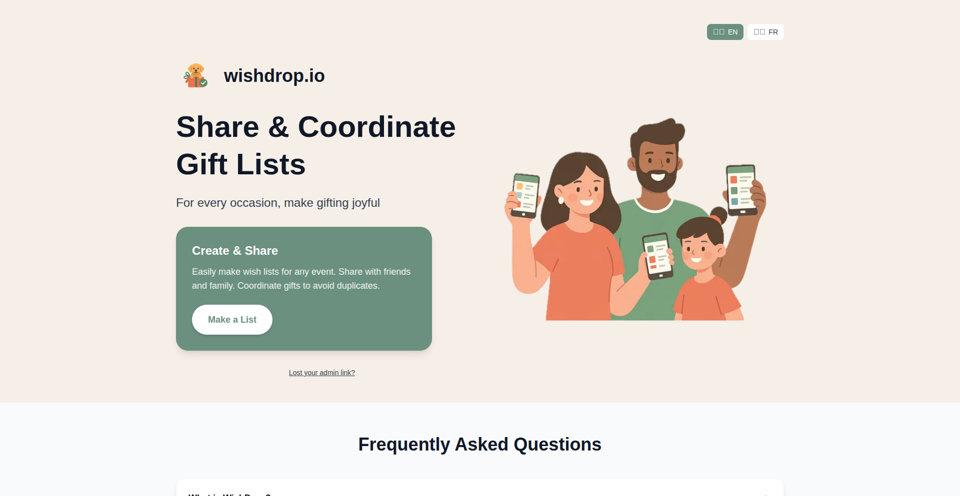 WishDrop.io: AI駆動型ギフト調整プラットフォーム