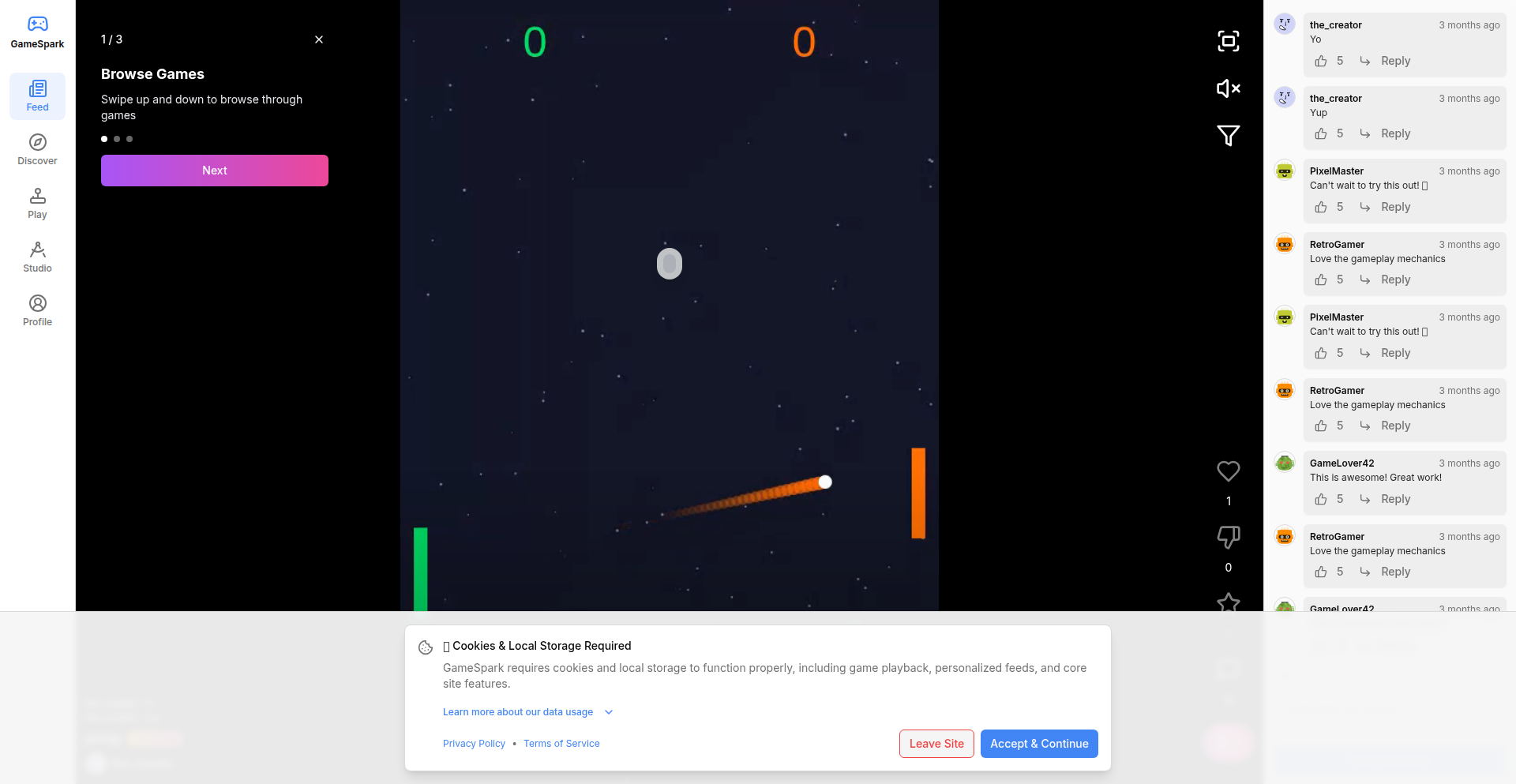 AI Playgrounds: Generative Game Studio