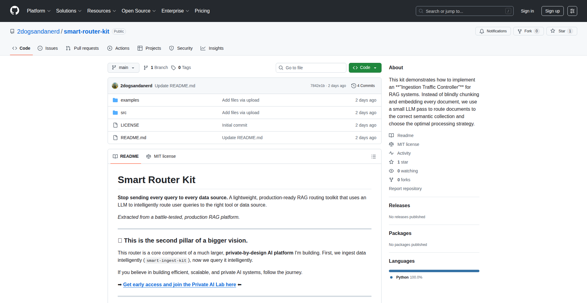 Semantic Traffic Controller