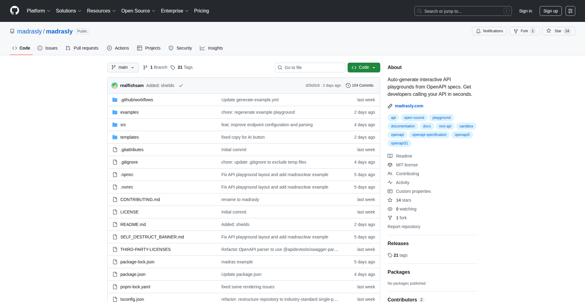 Madrasly: OpenAPI Playground Auto-Populator
