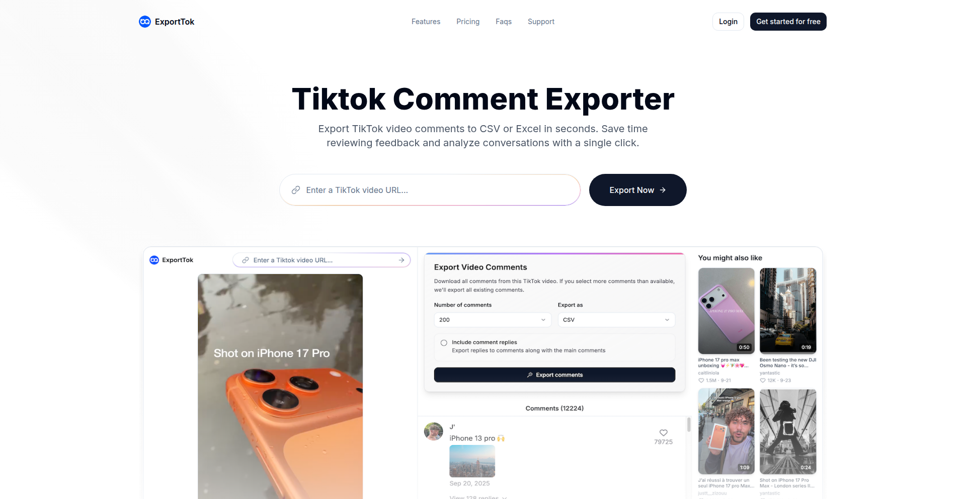 TikTokCommentHarvester