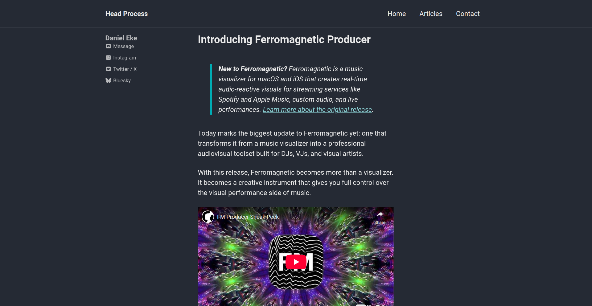 Ferromagnetic Producer: Algorithmic Music Weaver