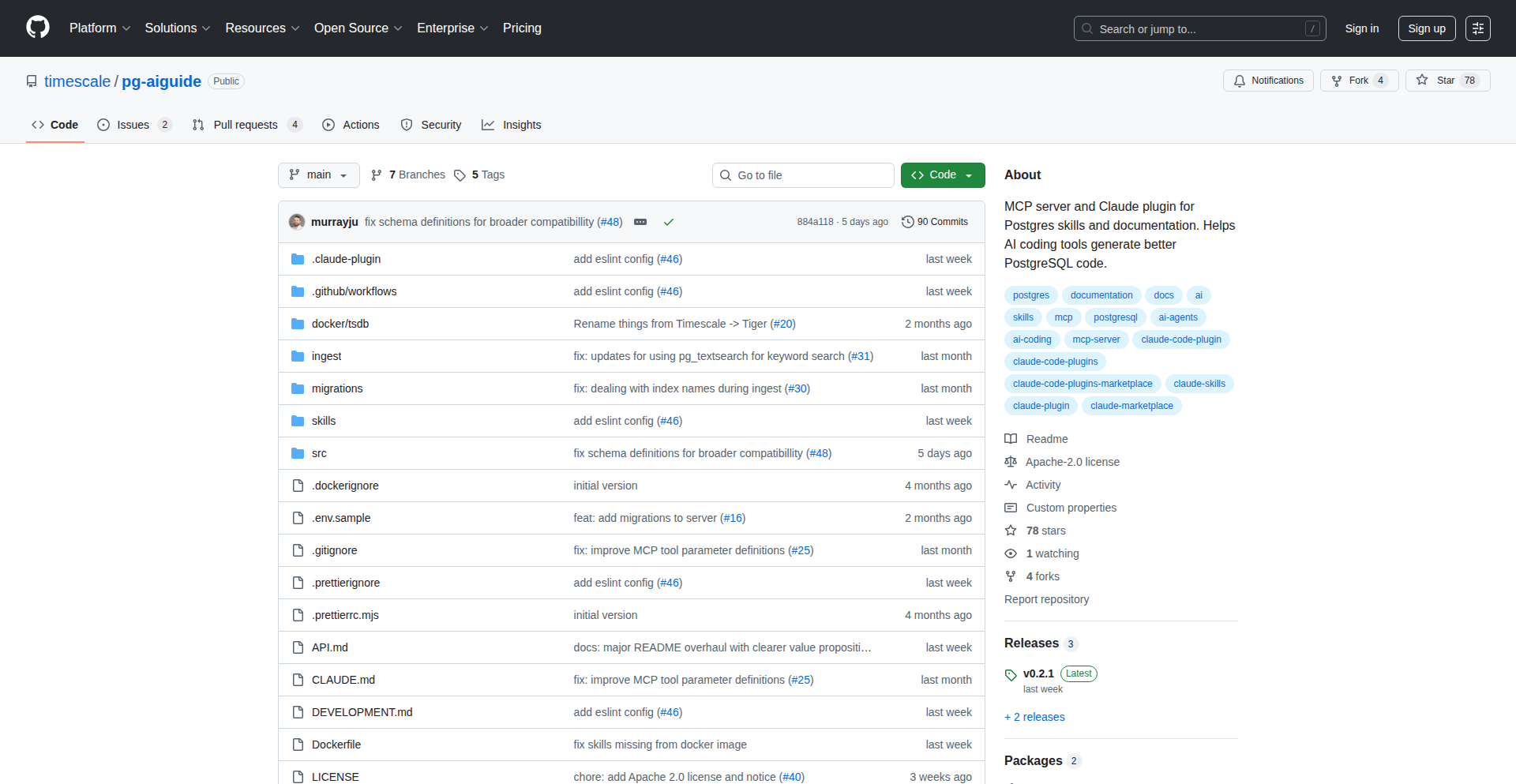 Pg-AIGuide: AI-Powered PostgreSQL Schema & Code Assistant