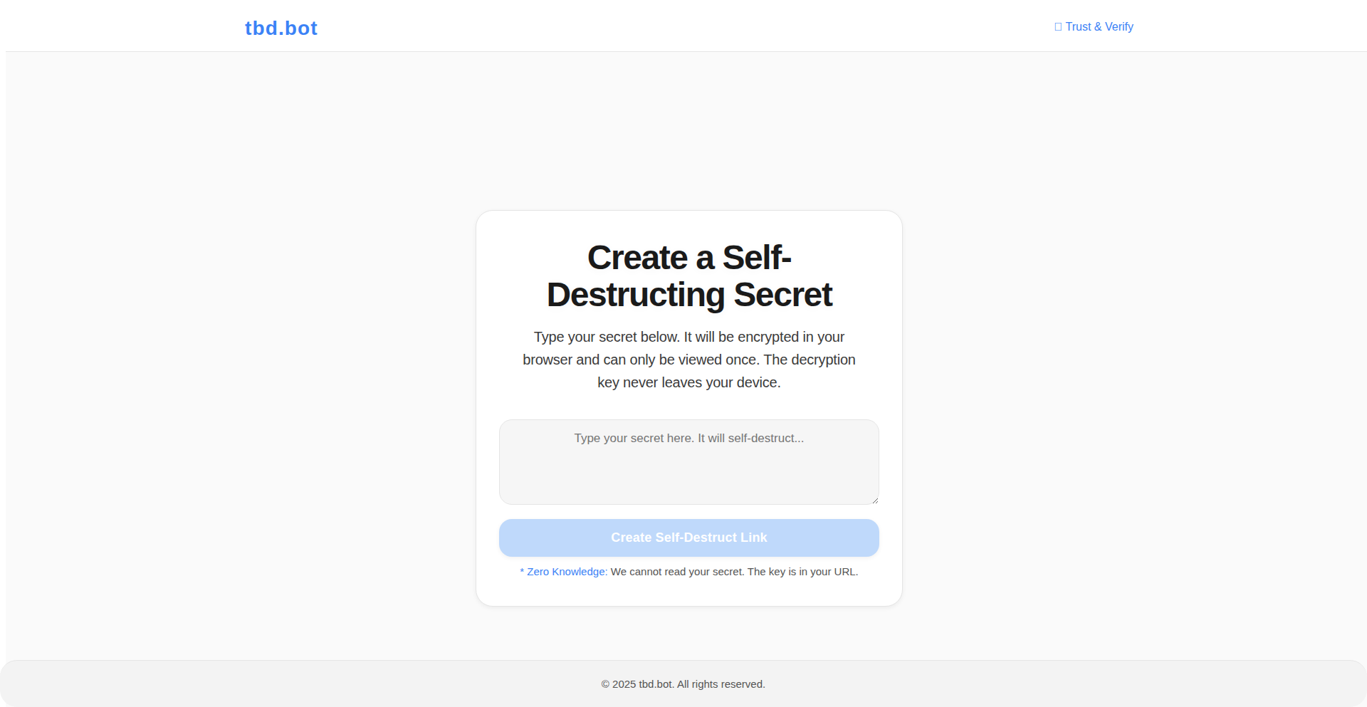 ZeroKnowledge SecretShroud