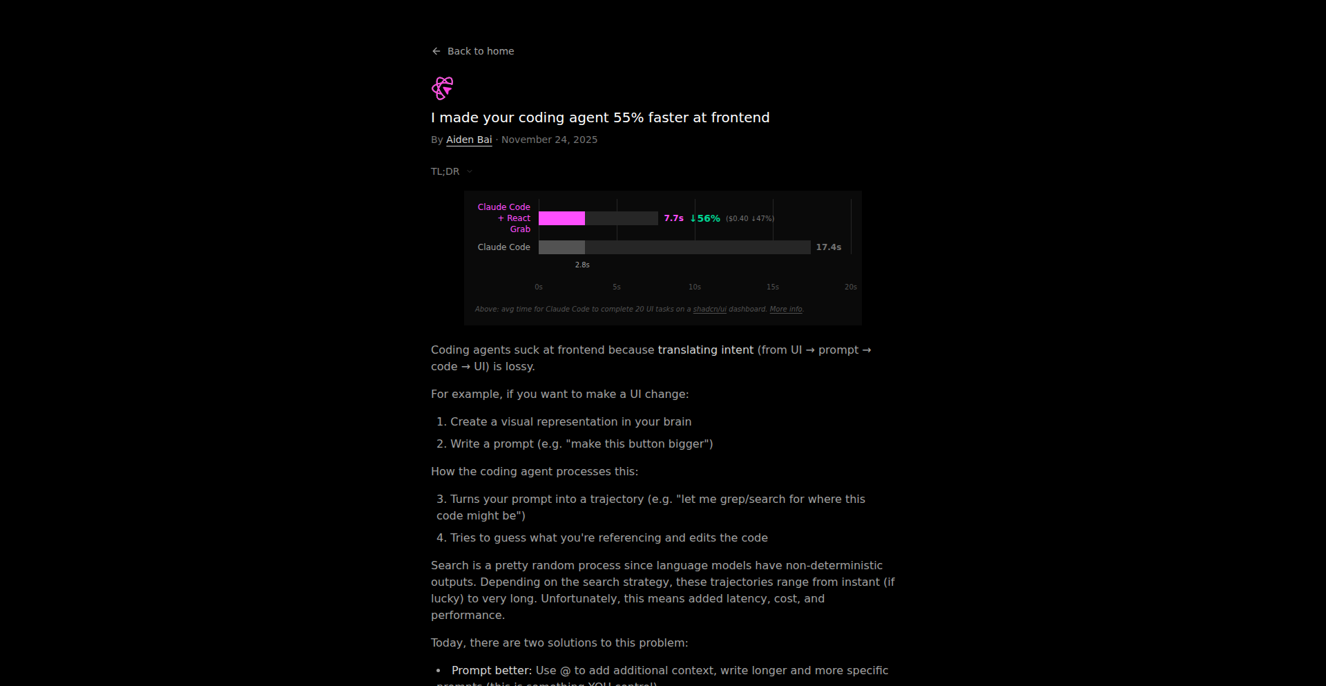 CodeSpeedUp-FrontendAgent
