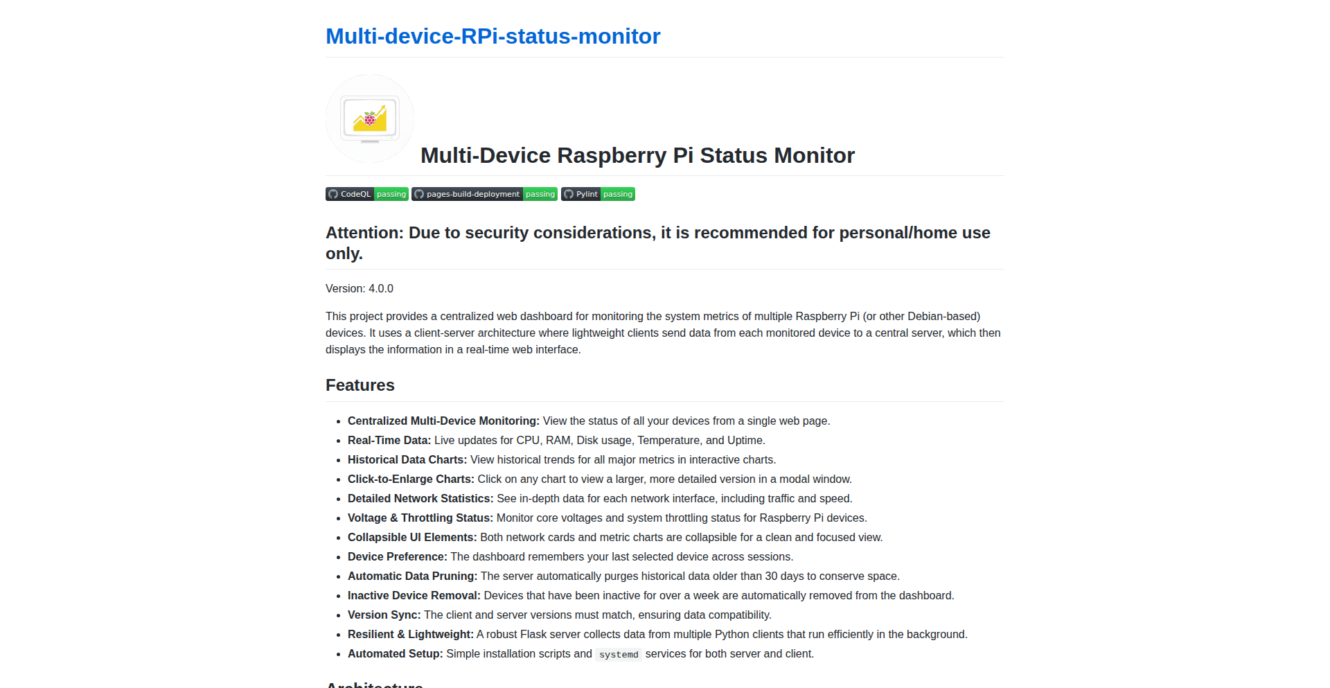 PiGuardian: AI-Assisted Raspberry Pi Sentinel