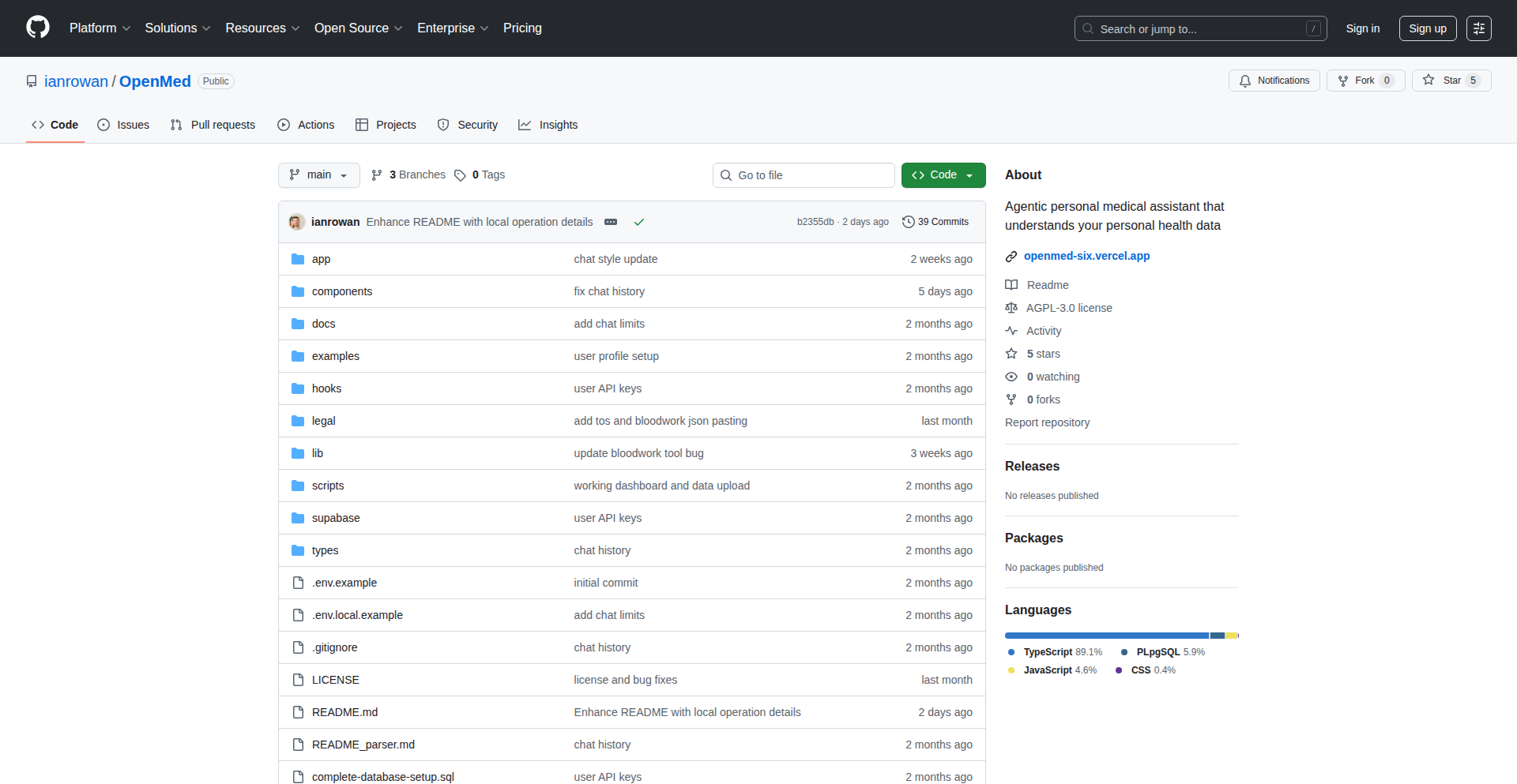 MediChat AI: Your Open-Source Medical Data Conversational Agent