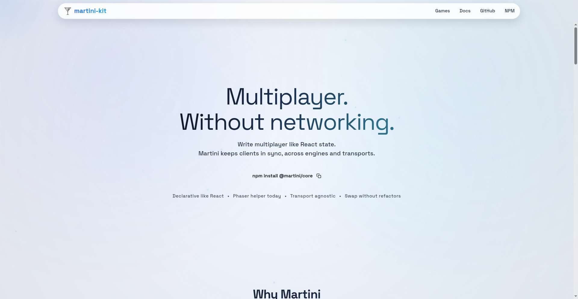 Martini-Kit: Declarative Multiplayer State Sync