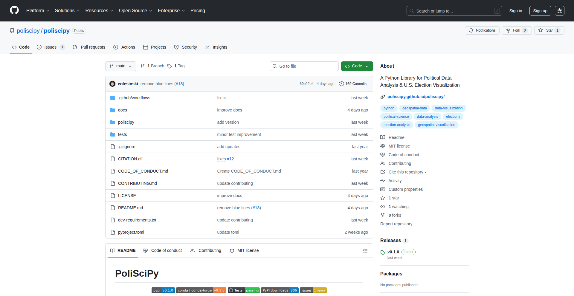 PoliSciPy: Electoral Atlas Builder