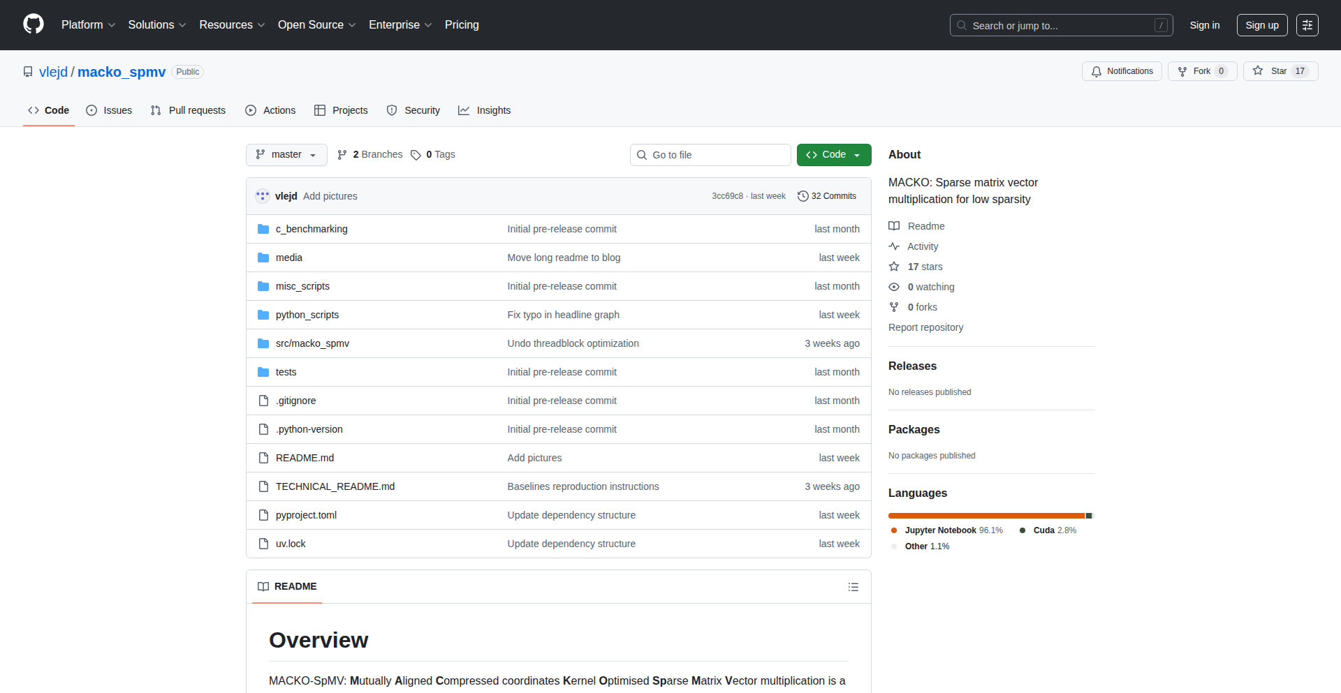 Macko SPMV Accelerator