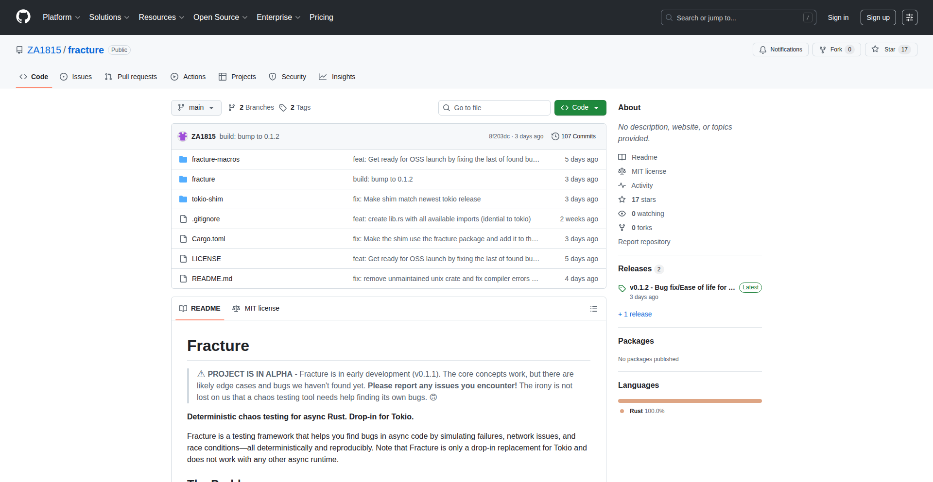 Seeded Chaos Runner for Async Rust