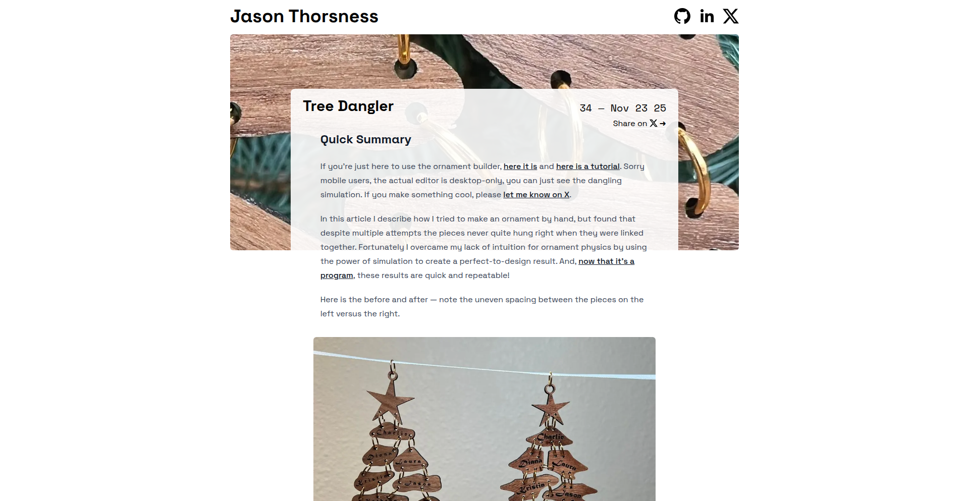 RigidRing Physics Dangler