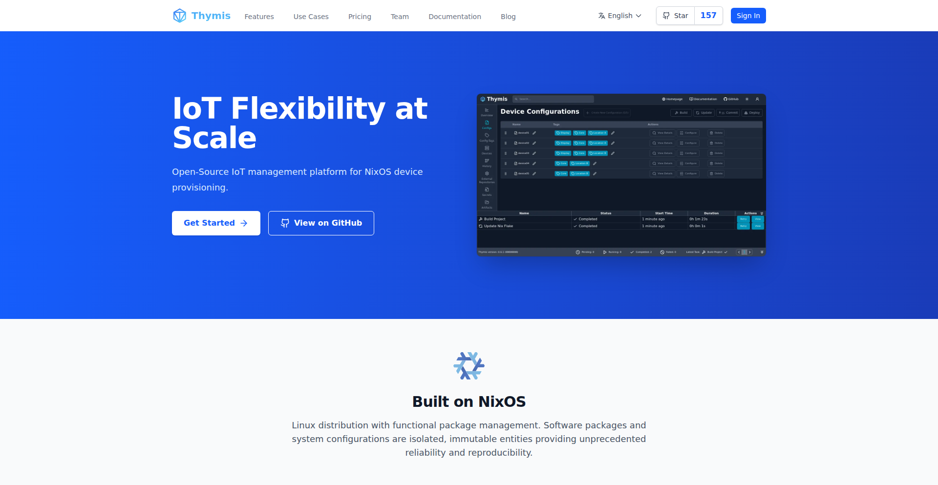 Thymis IoT Fleet Orchestrator
