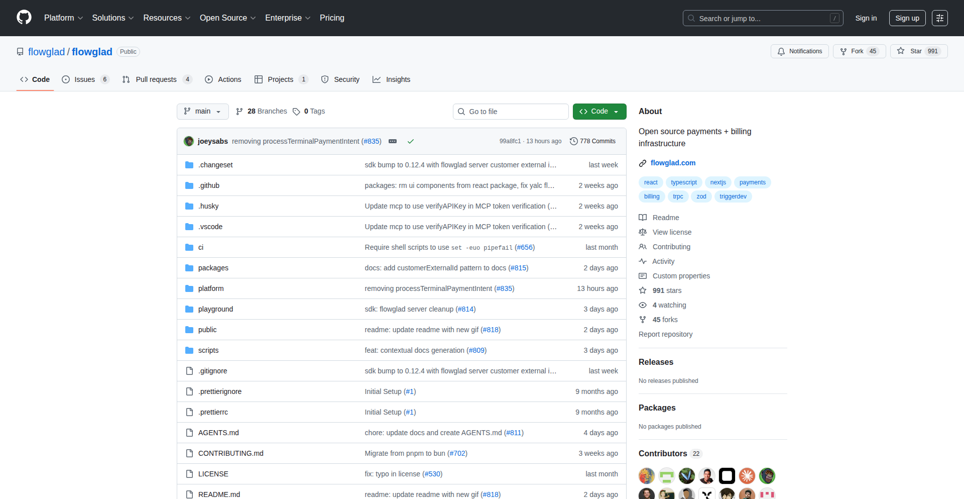 Flowglad Reactive Payments