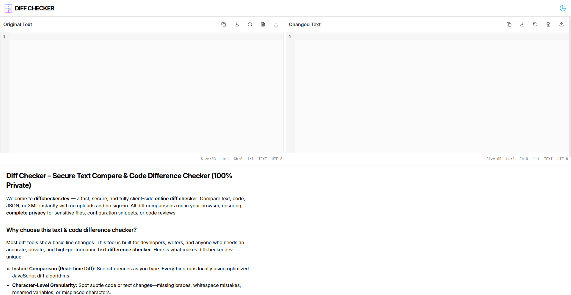Browser-Native DiffMerge