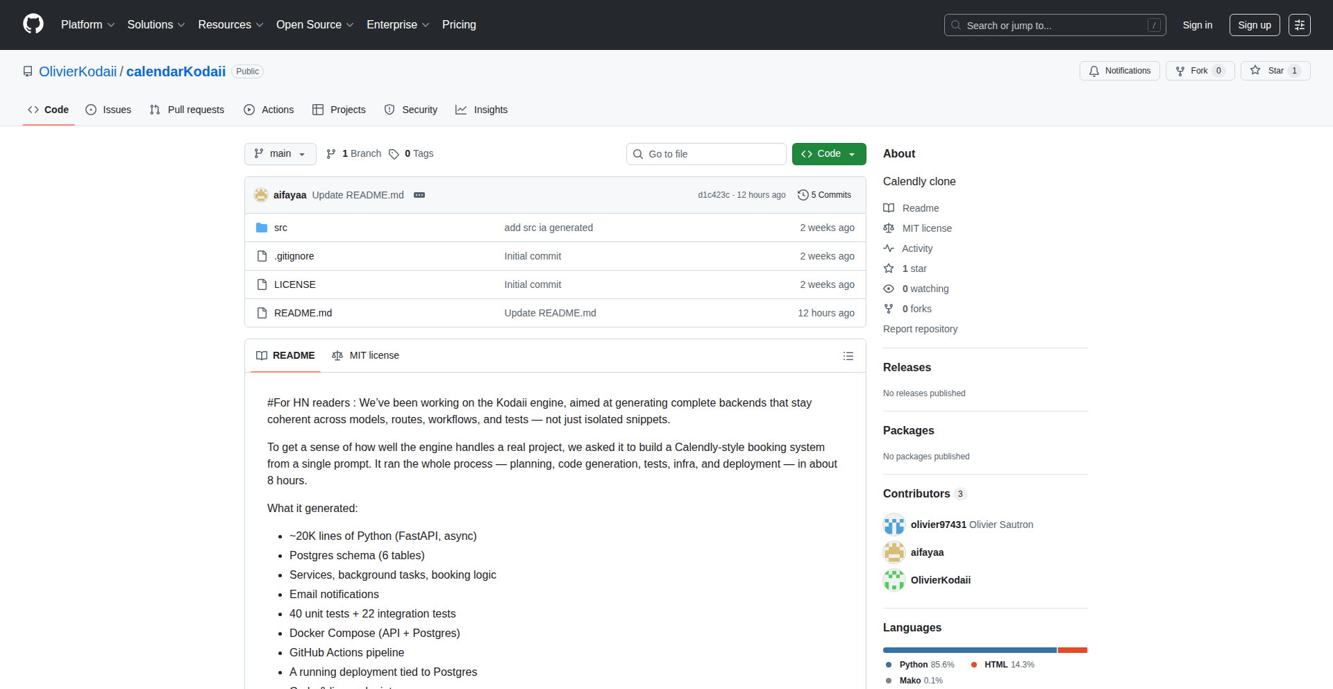Kodaii Backend Forge