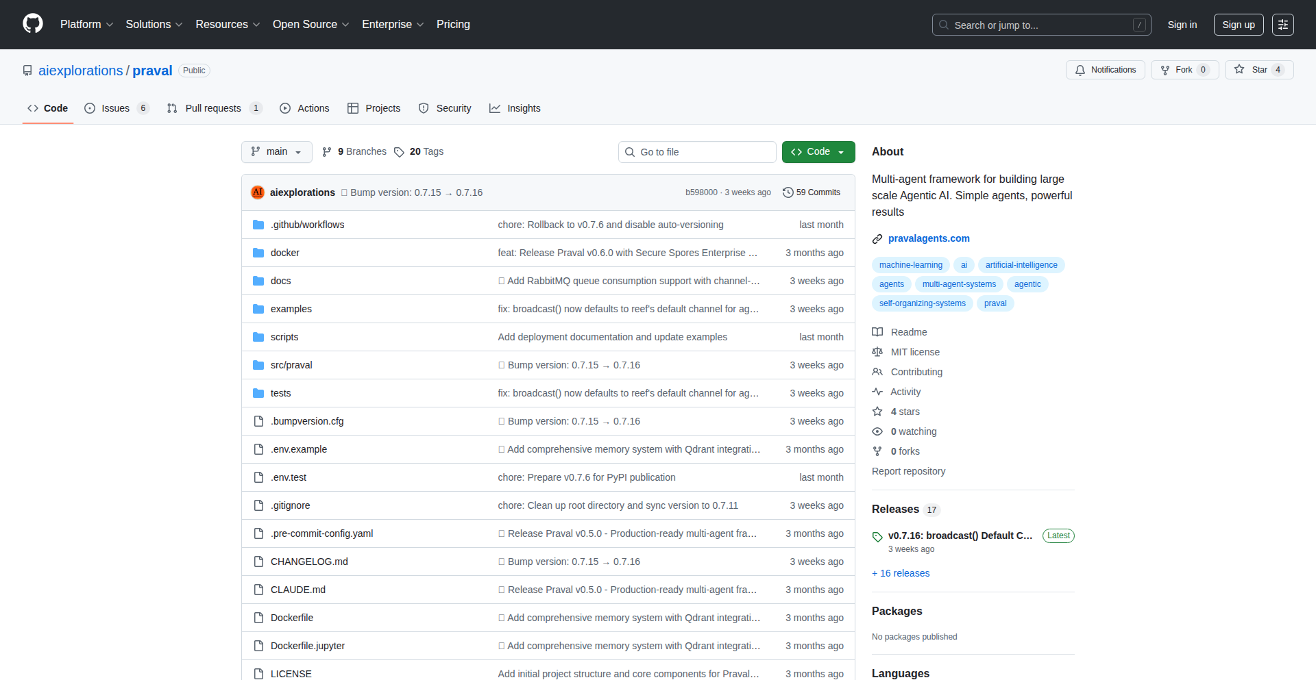 Praval Agentic AI Mesh