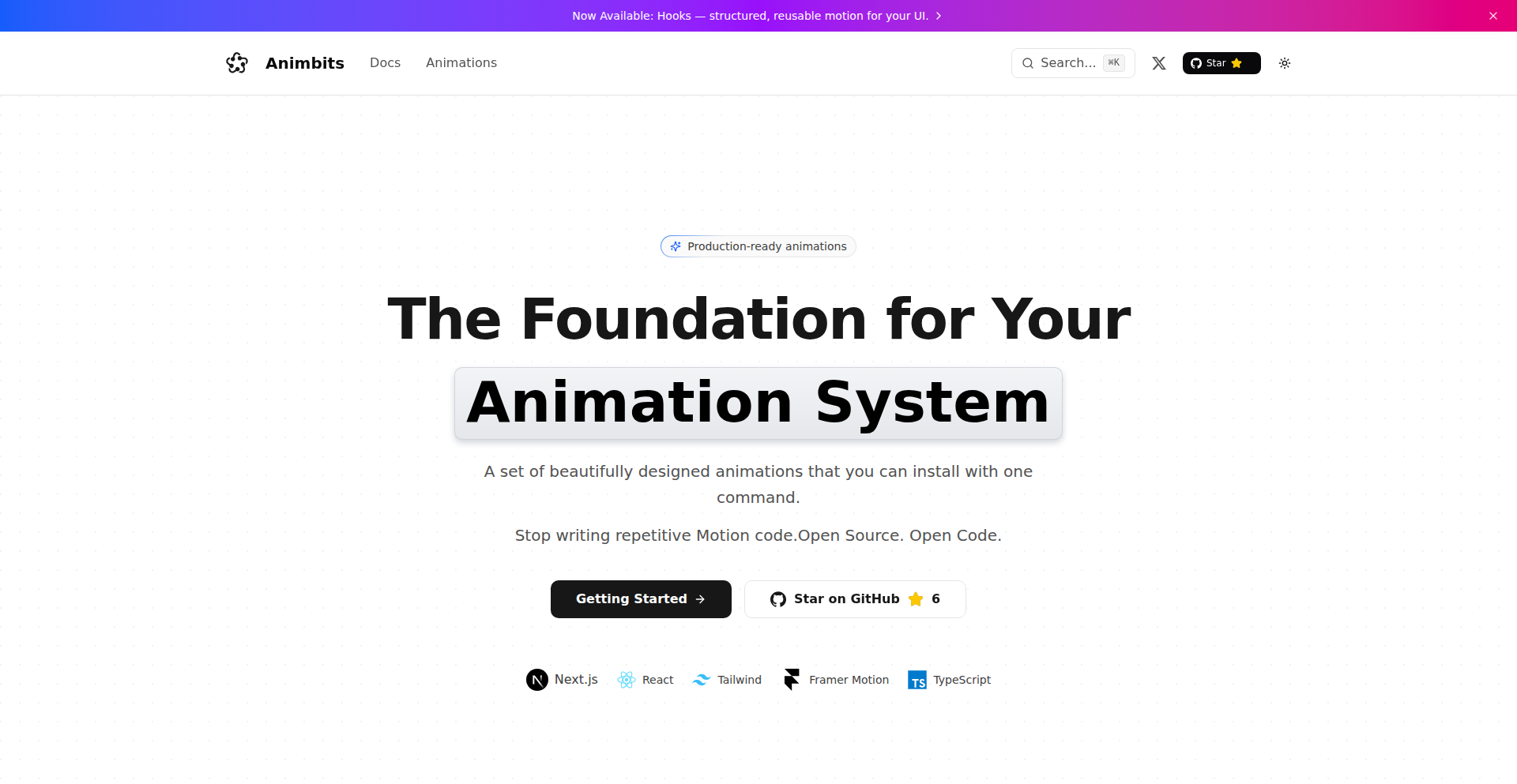 AnimBits: React Animation Toolkit