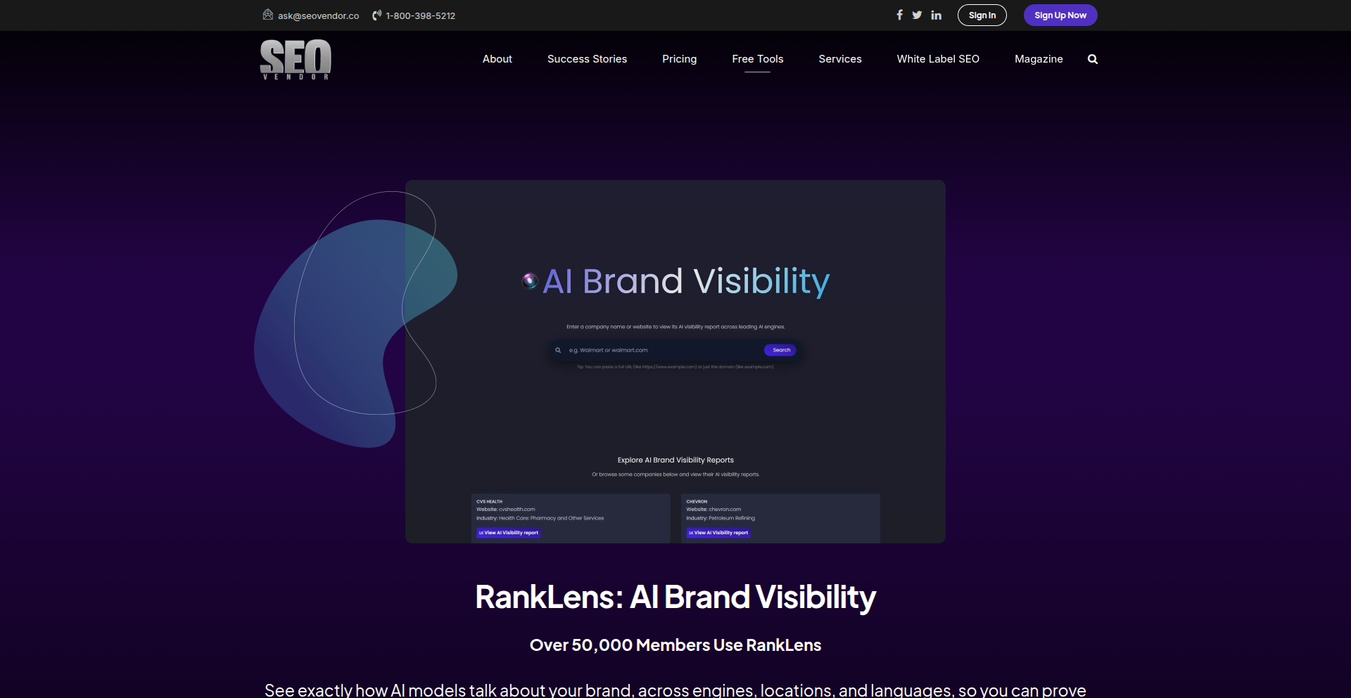 AI 品牌探针 RankLens