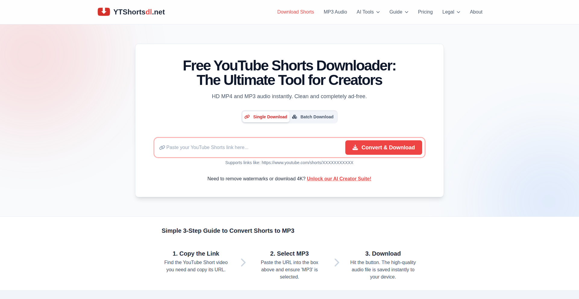 YTShortsDL 批量下载器