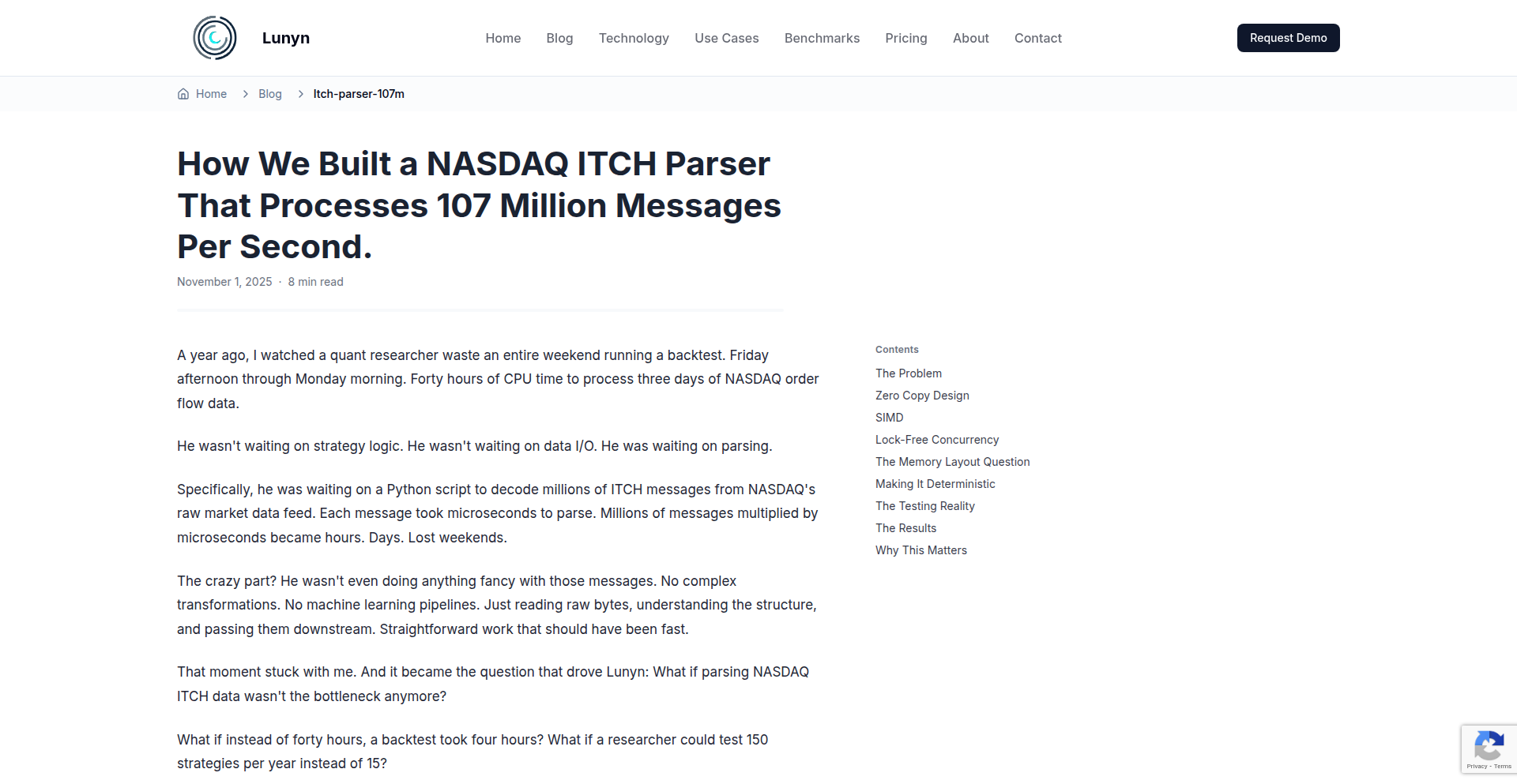 纳斯达克ITCH超速解析器