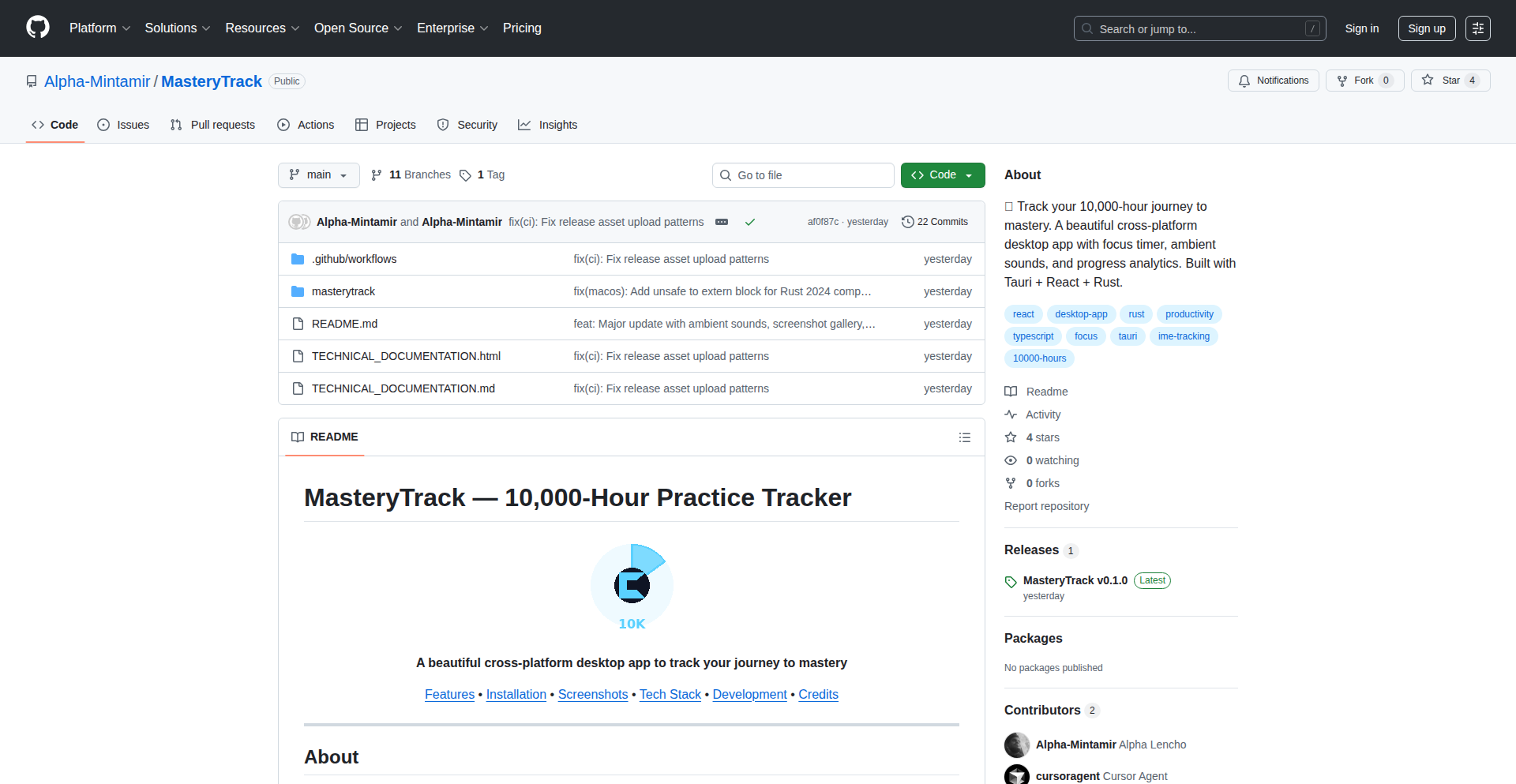 MasteryTrack: AI驱动的10000小时精通助手
