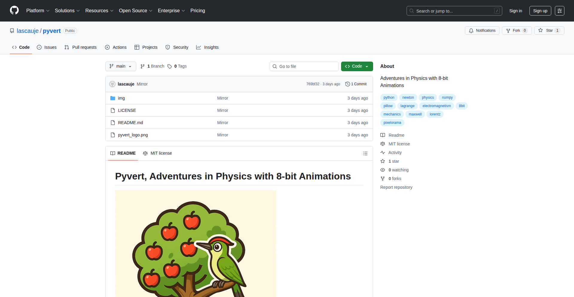 8位物理动画实验室