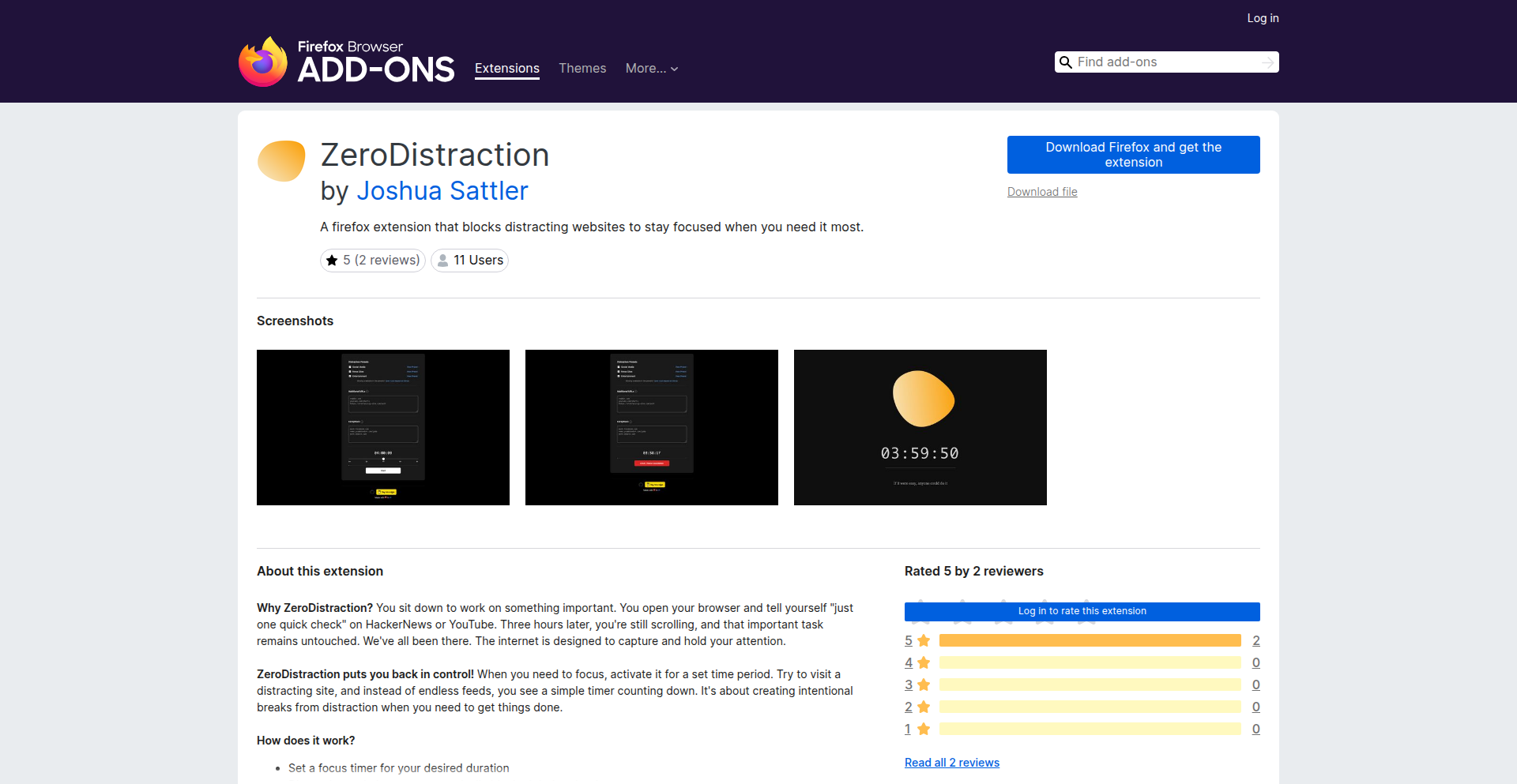 零干扰Firefox扩展：聚焦效率之道
