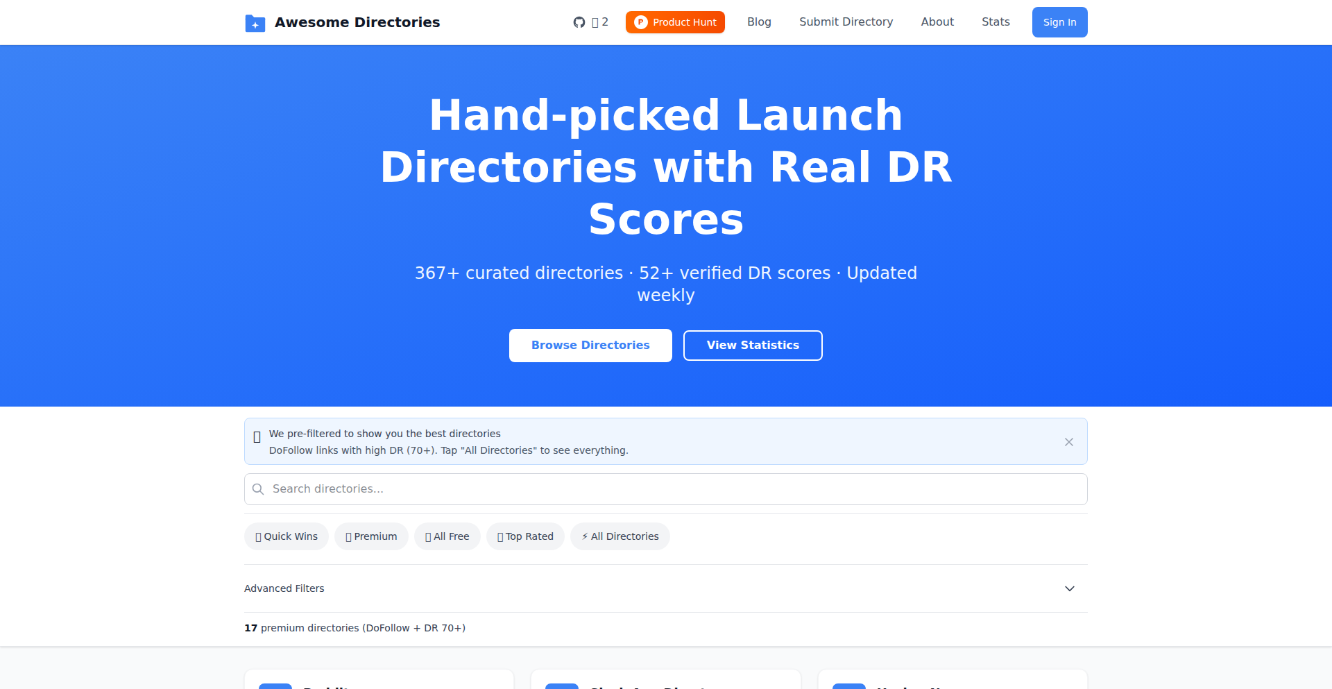 LaunchRadar: 聚合与洞察的启动目录雷达