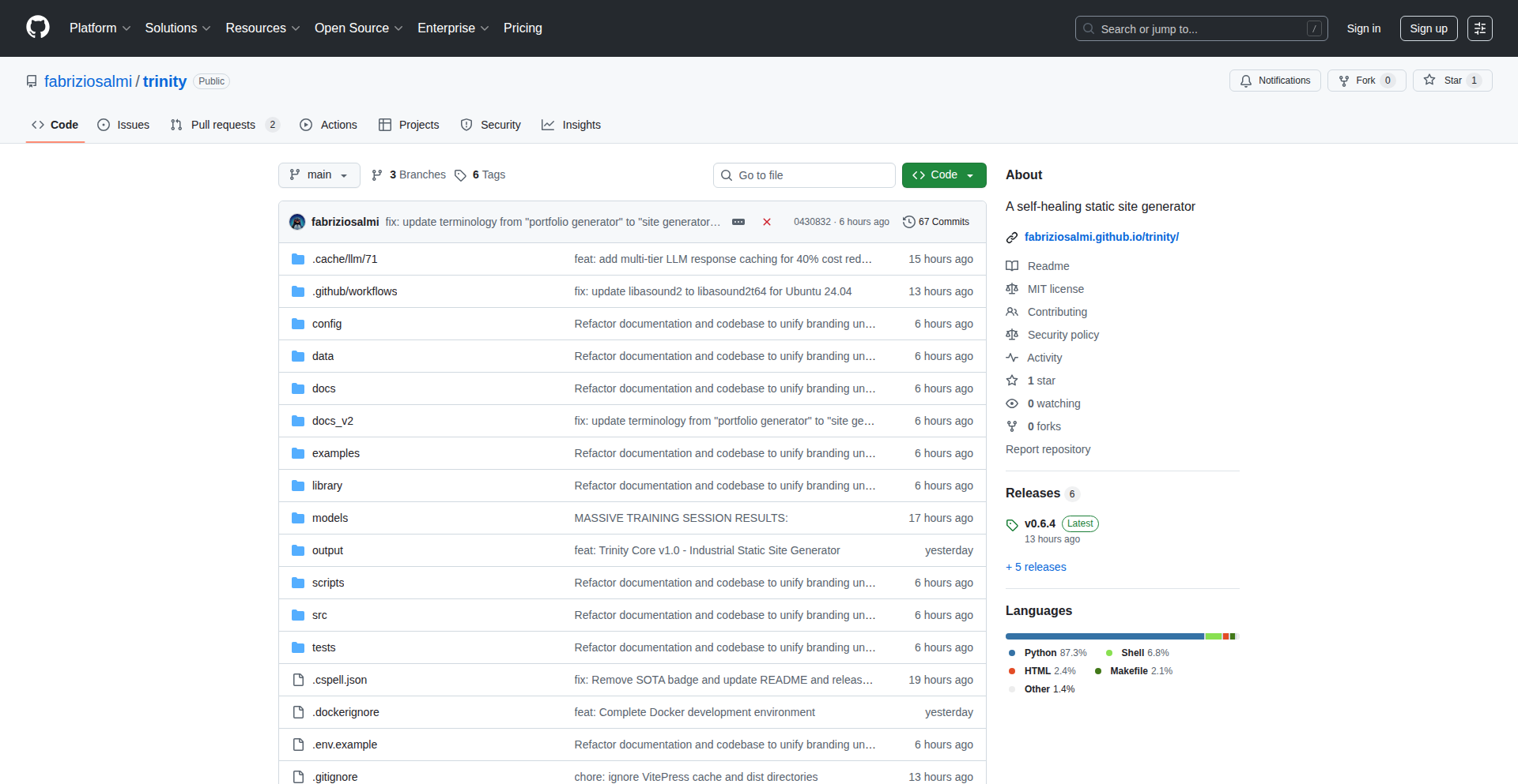 Trinity - 智能CSS修复的SSG