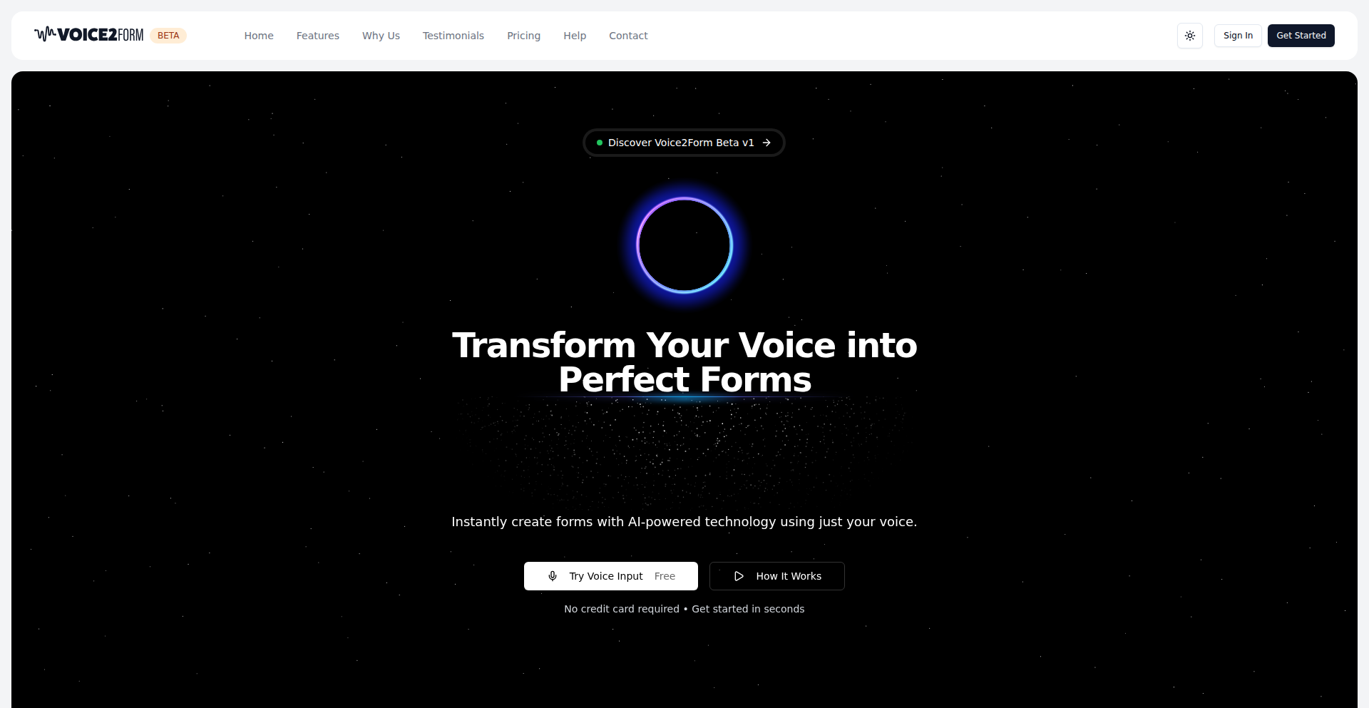 声形而动：语音驱动的表单生成器