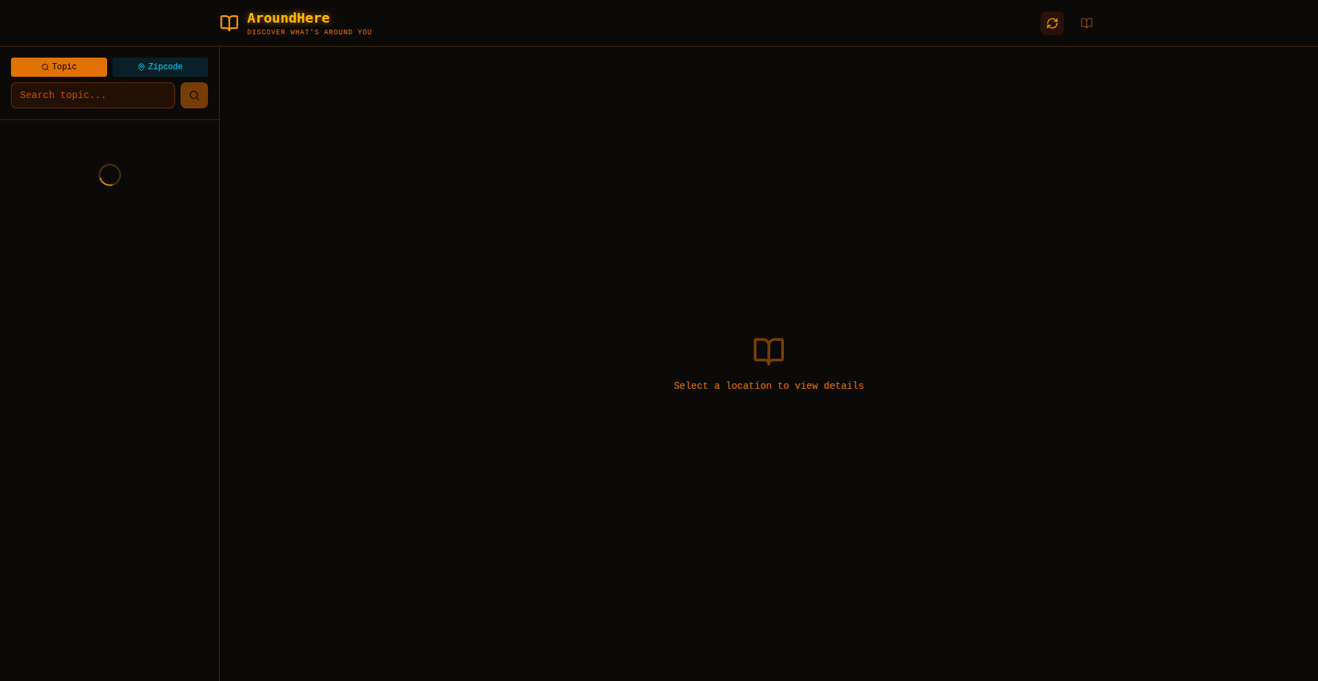 AroundHere: AI驱动的地理信息探索器