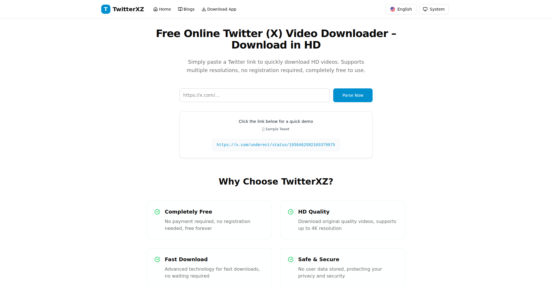 TwitterXZ 视频下载管家