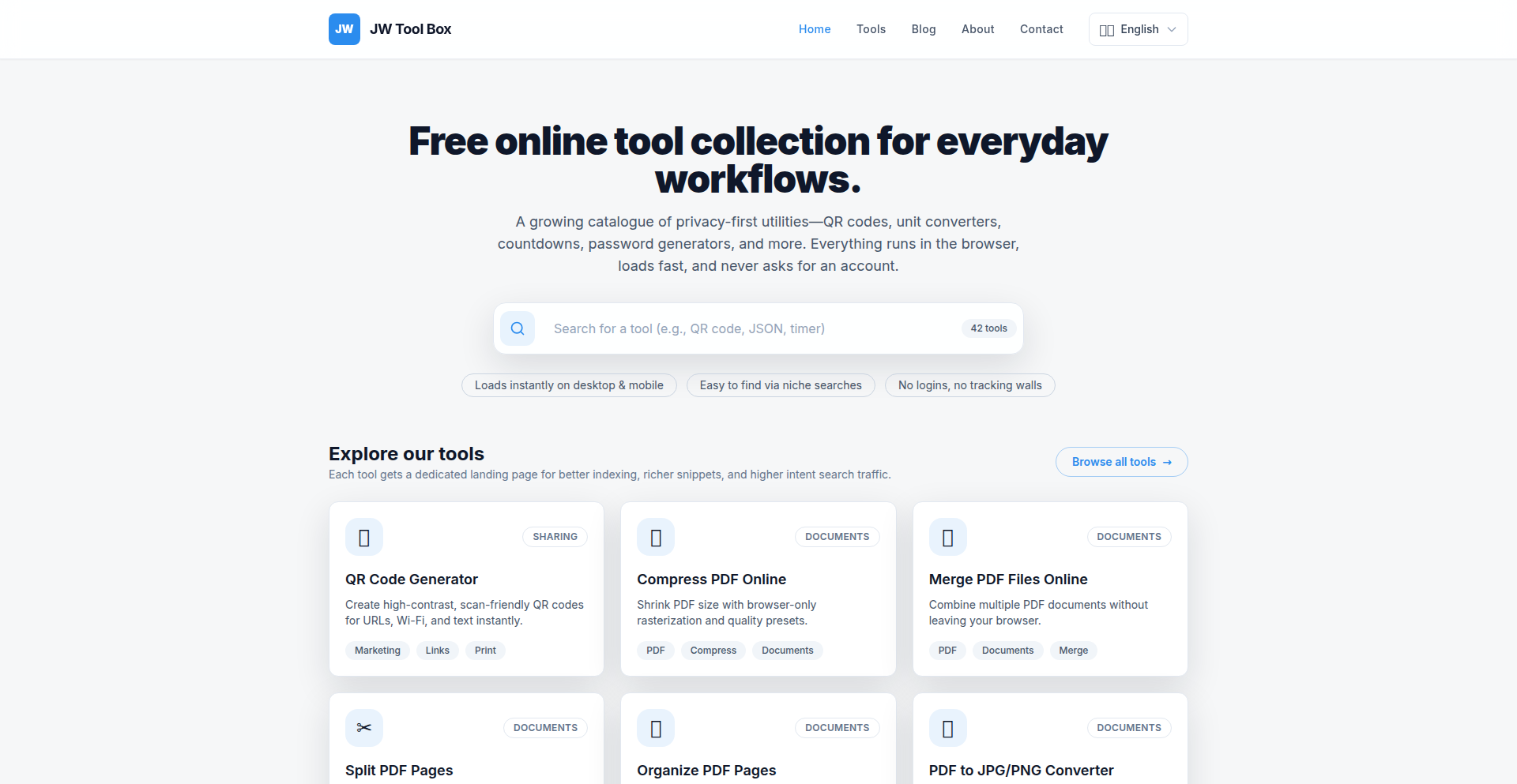 JW BrowserLab：无痕浏览器端工具集