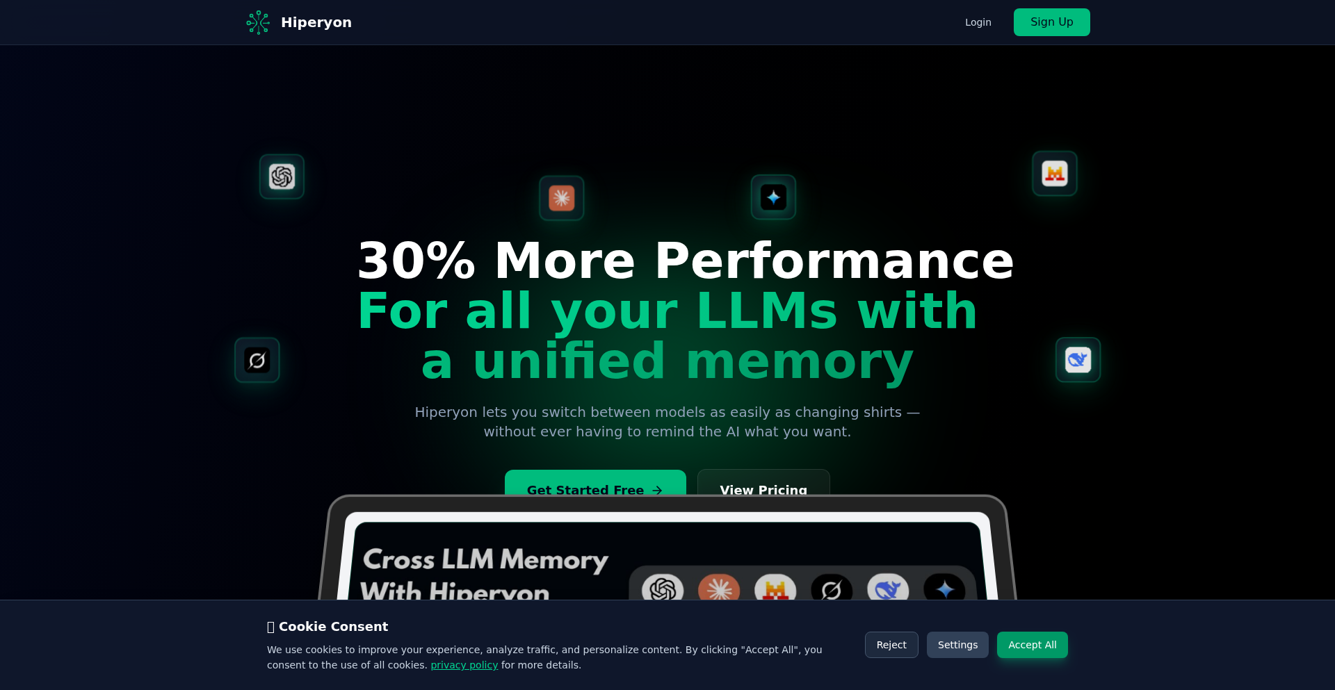 Hiperyon: Cross-LLM Context Weaver