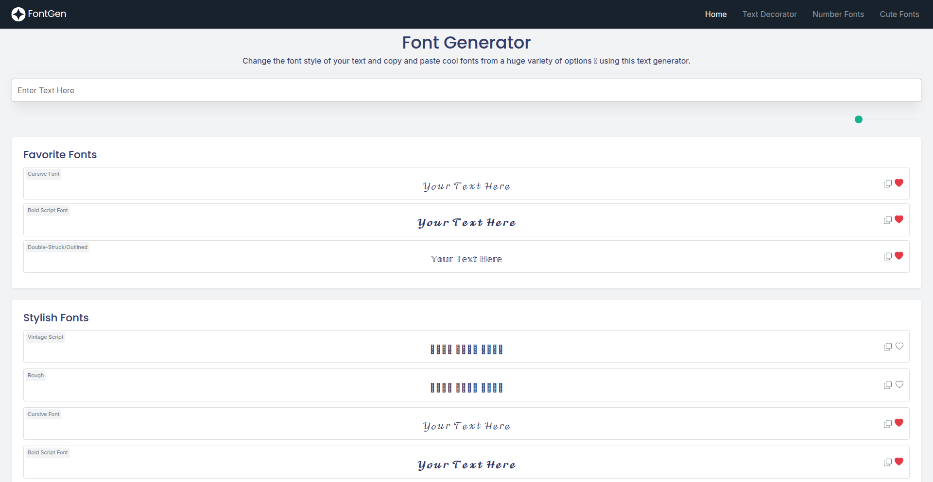 FontGen: Universal Font Rendering