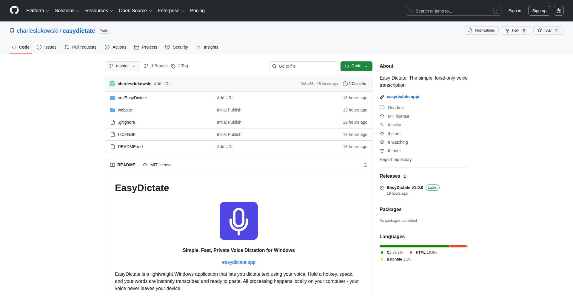 WhisperLocal Dictate