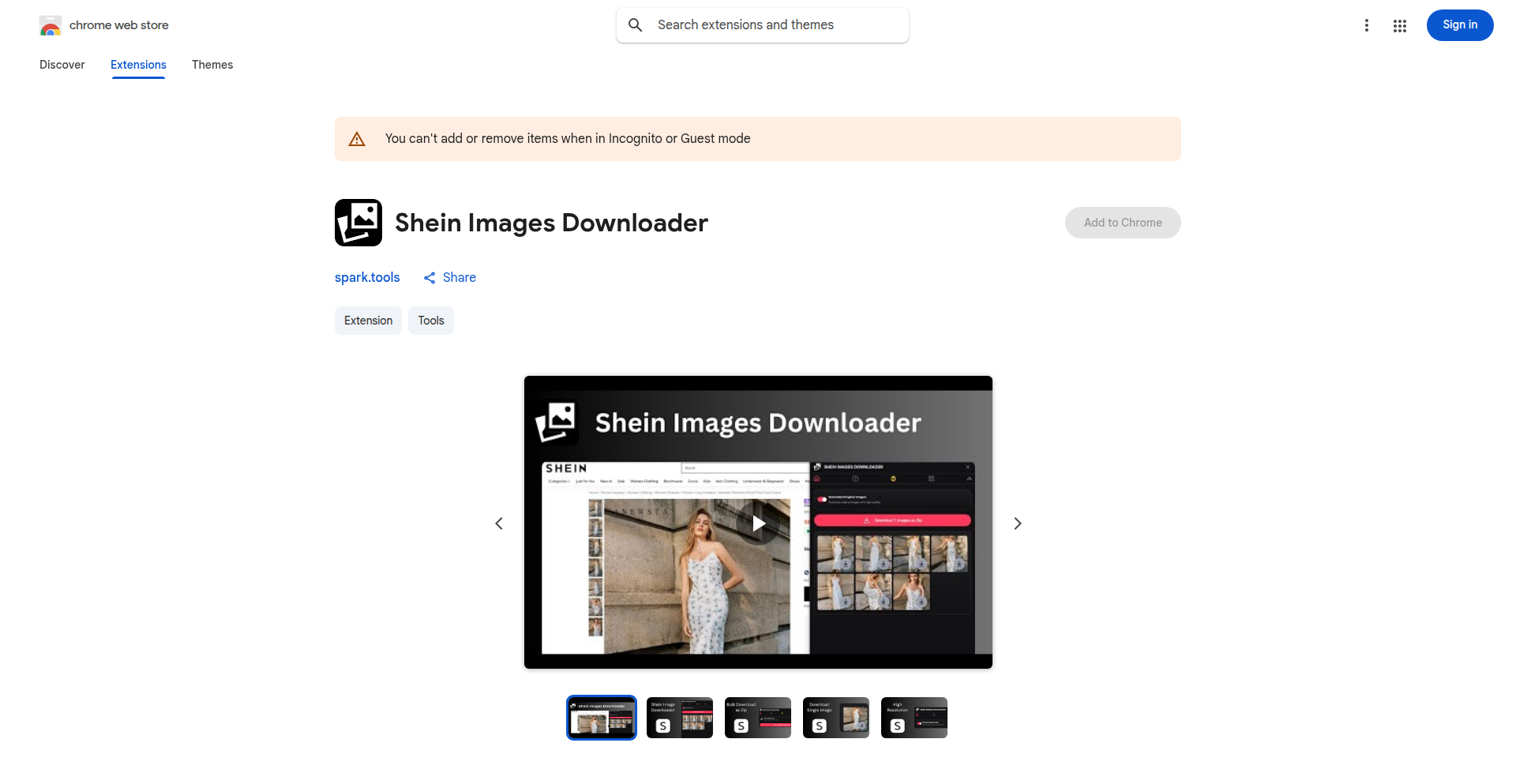 Shein Image Harvester