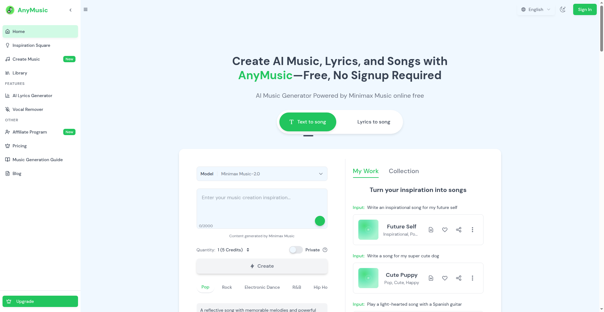 AnyMusic AI Harmony Forge