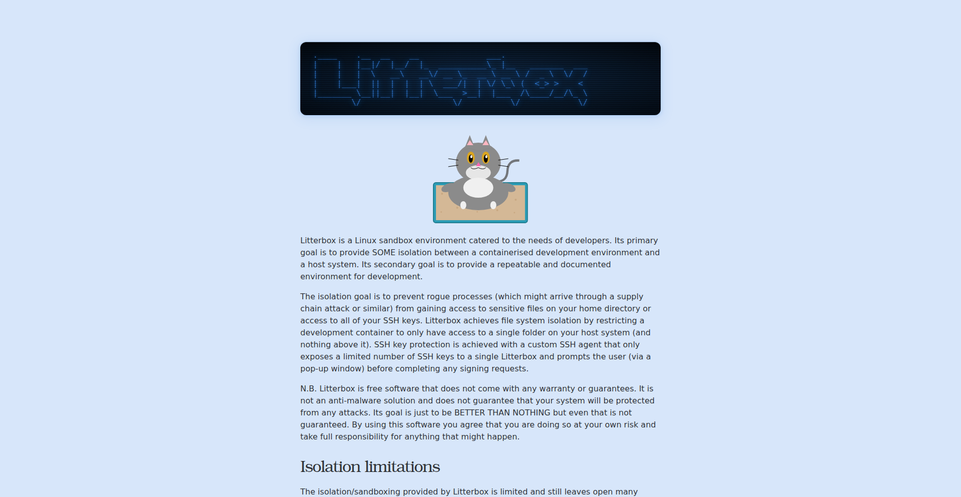 Litterbox: Sandbox Dev Environments