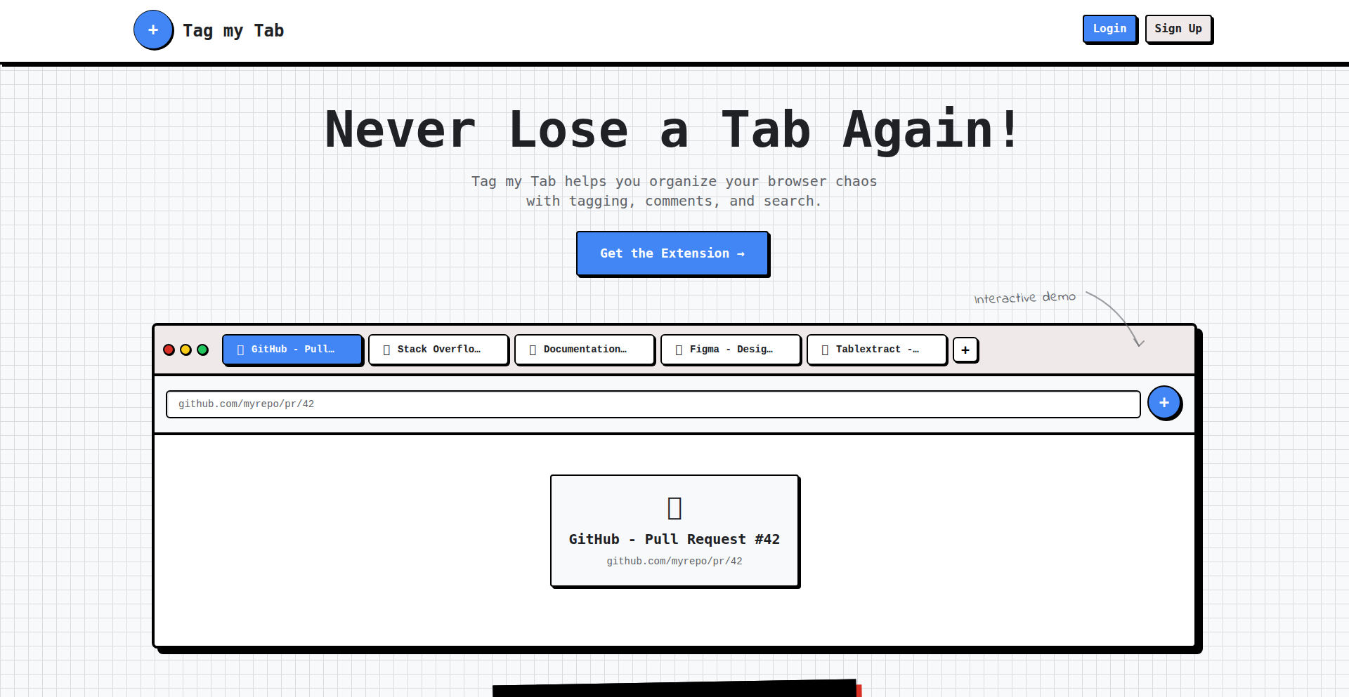 TabTag Navigator