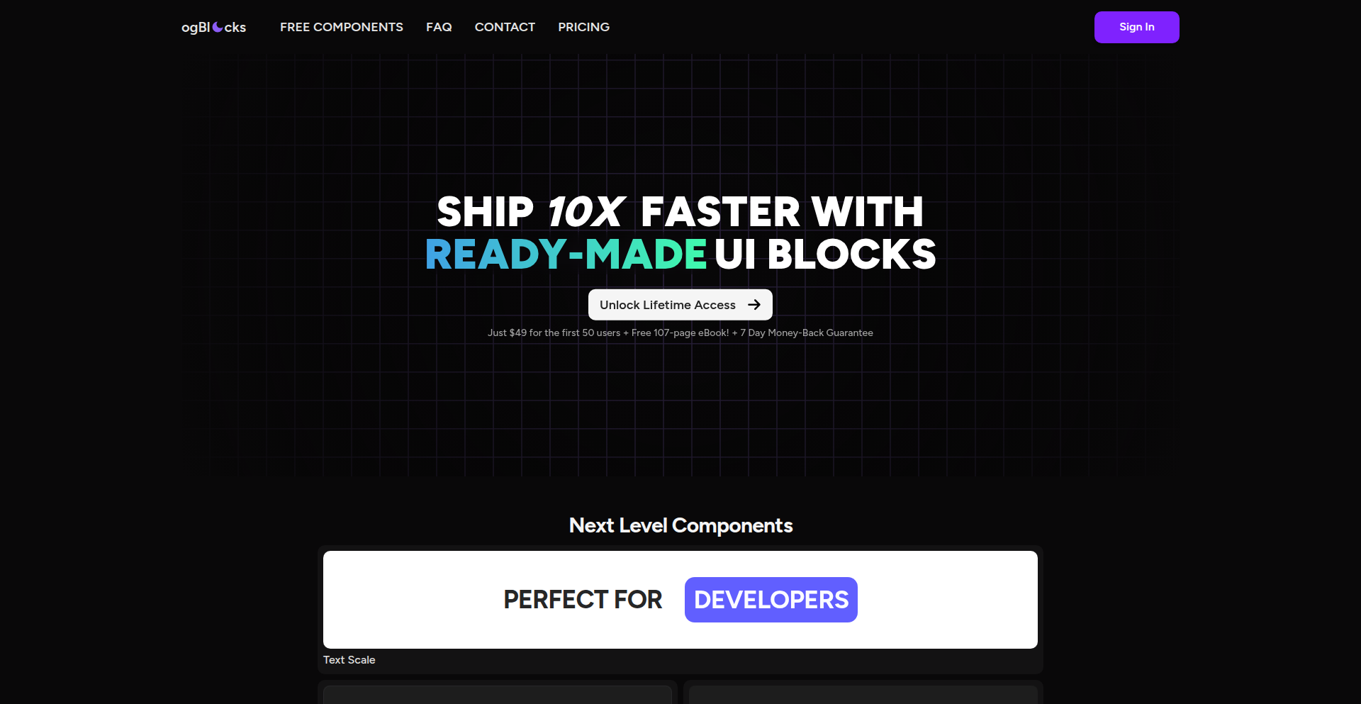 ogBlocks Animated UI Kit
