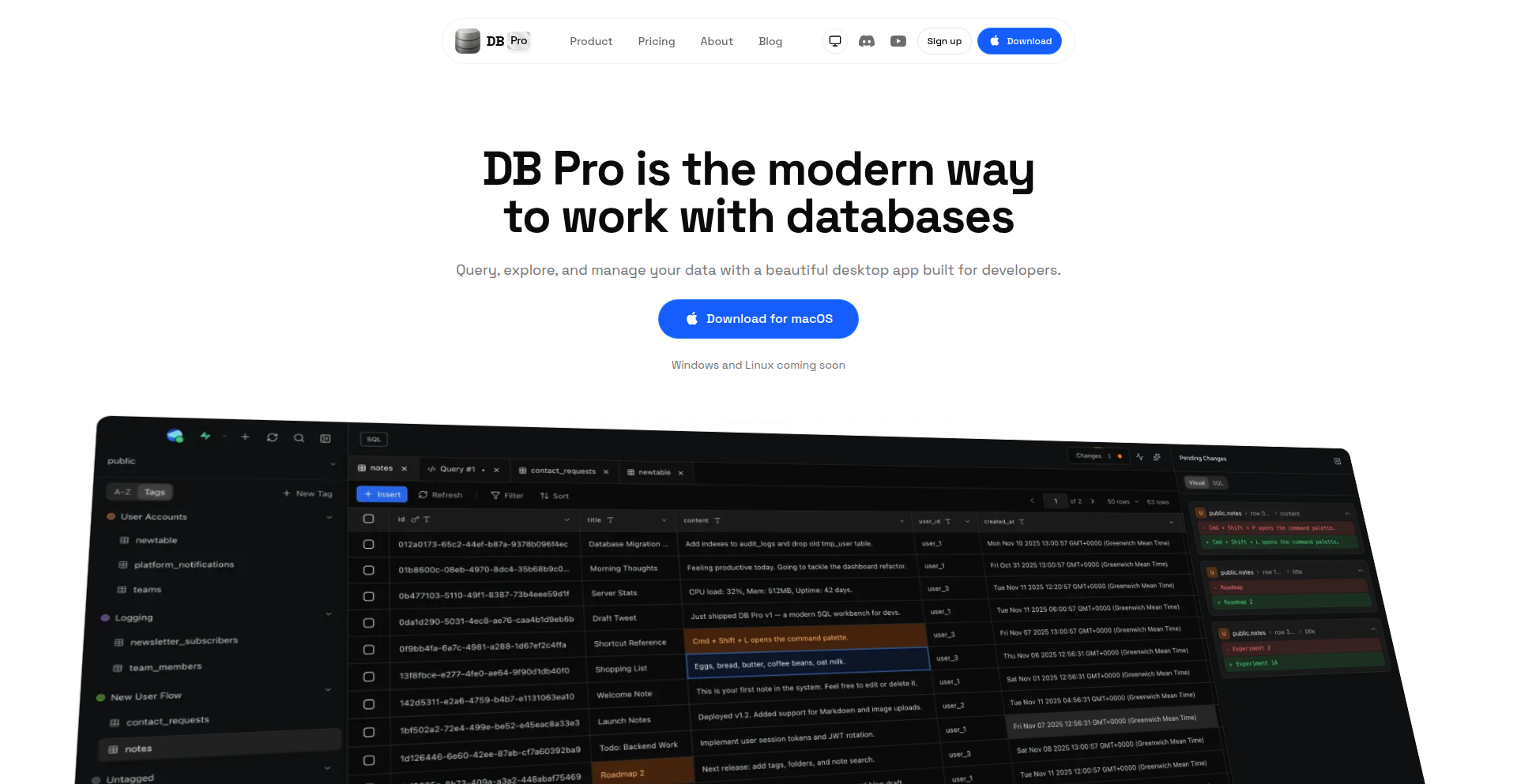 DB Pro: Visual Data Navigator