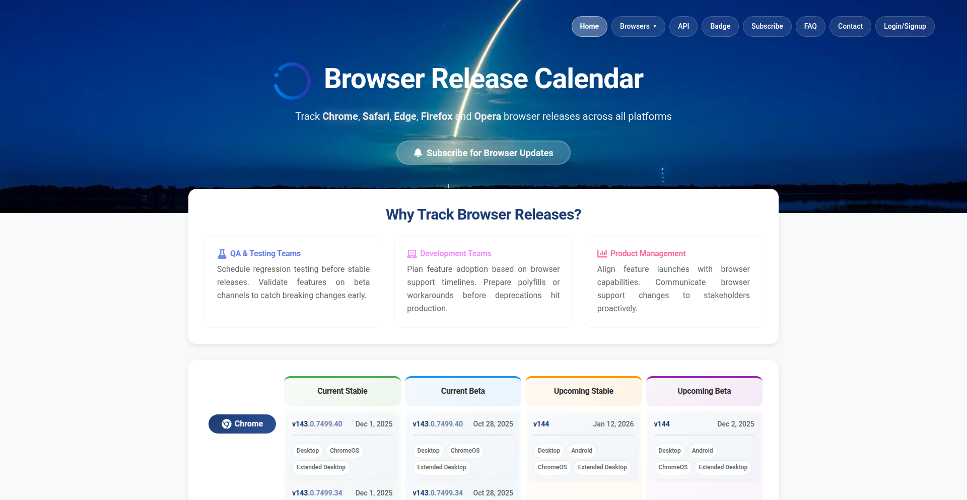BrowserReleaseTracker