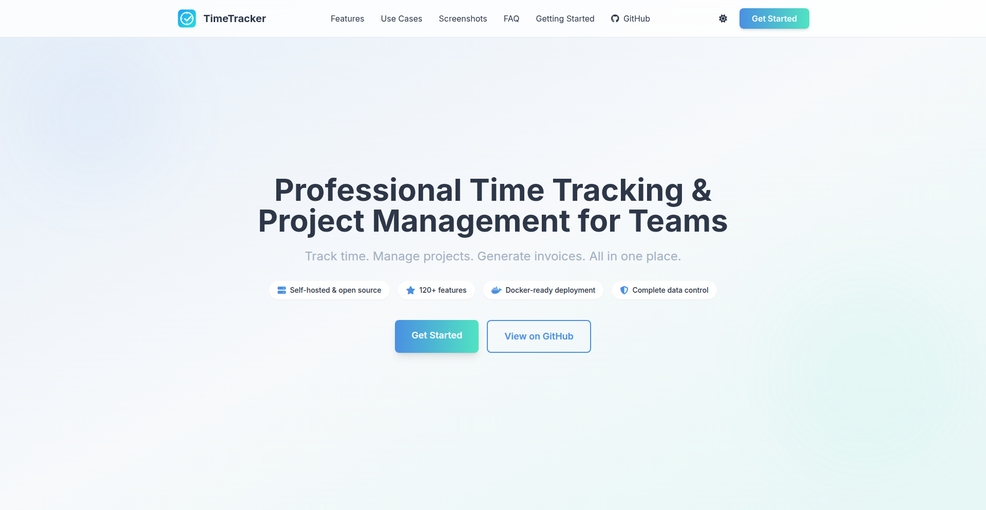 TimeTracker - 自由掌控的时间与项目管家