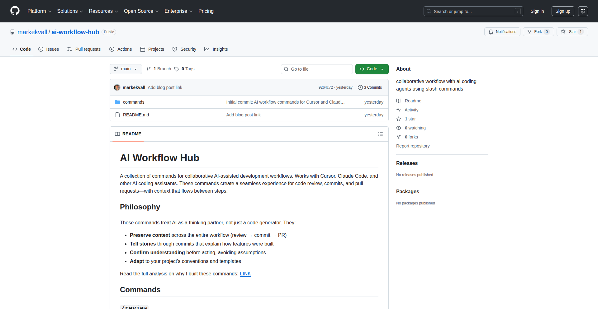 AI协作指令行 (AI Command Line)