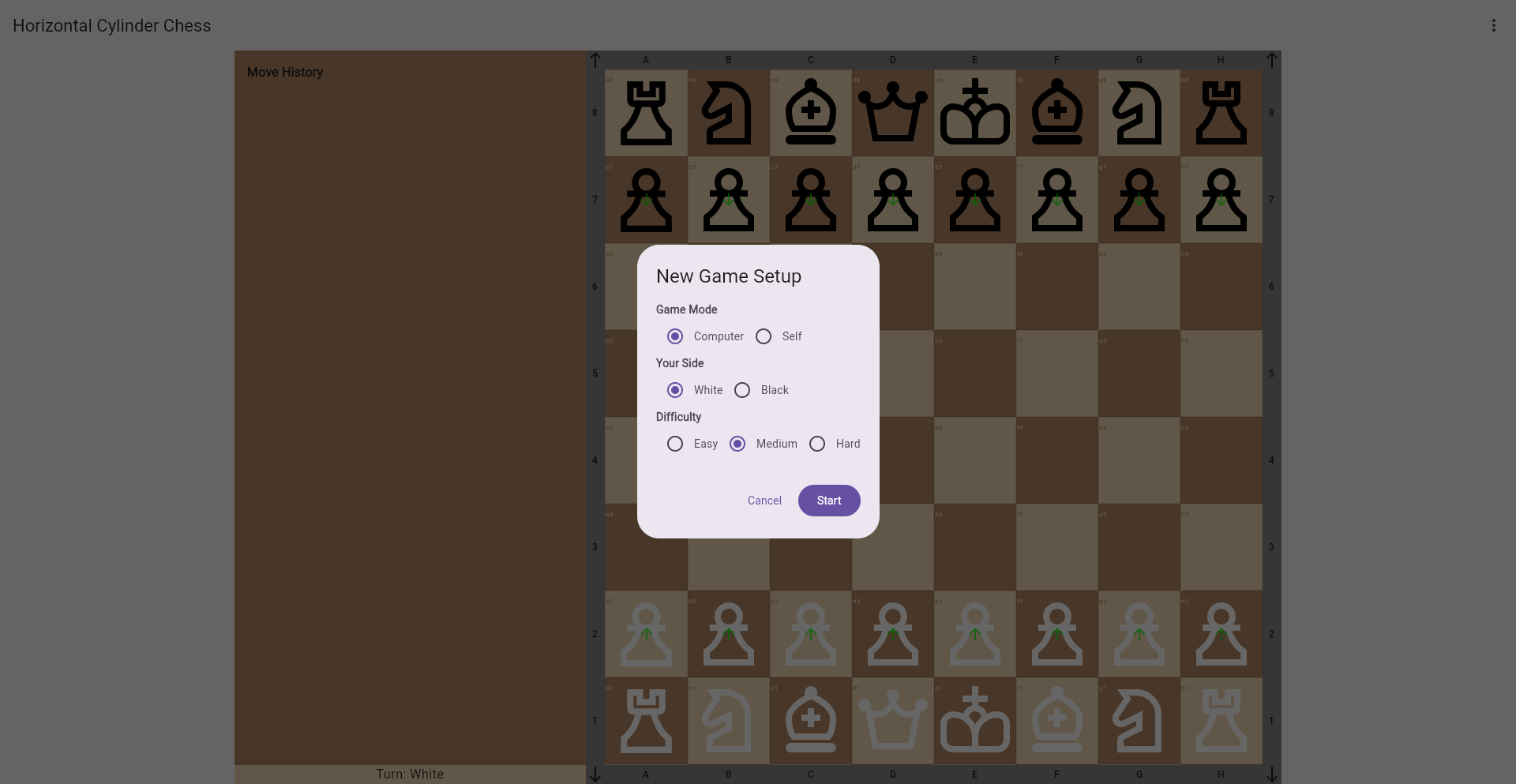 圆柱棋盘：跨平台变种象棋