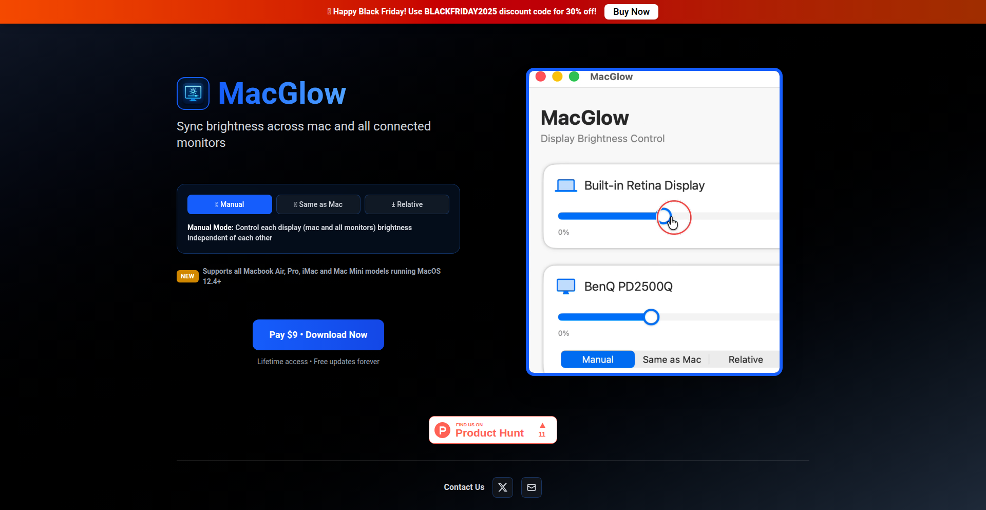 MacGlow: 跨设备屏幕亮度同步大师